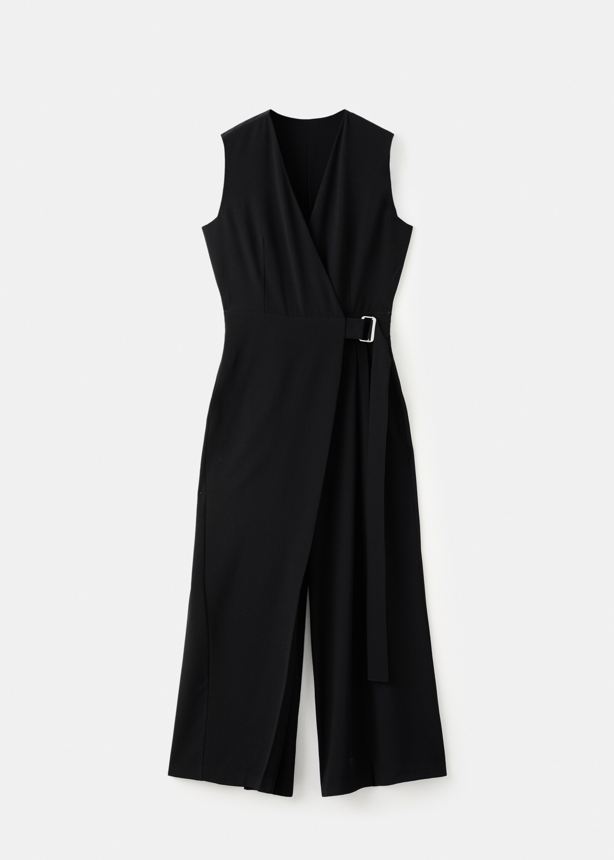 Belt wrap jumpsuit - Article without model, Black. Ref: 17068292-00.