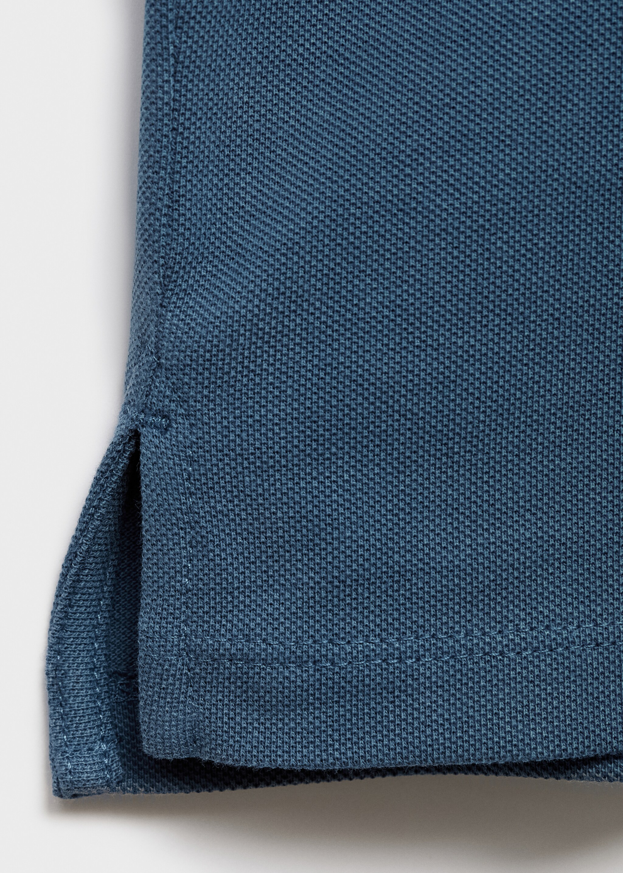 Baumwoll-Polohemd - Detail des Artikels 0, Marineblau. Ref: 17068636-00.