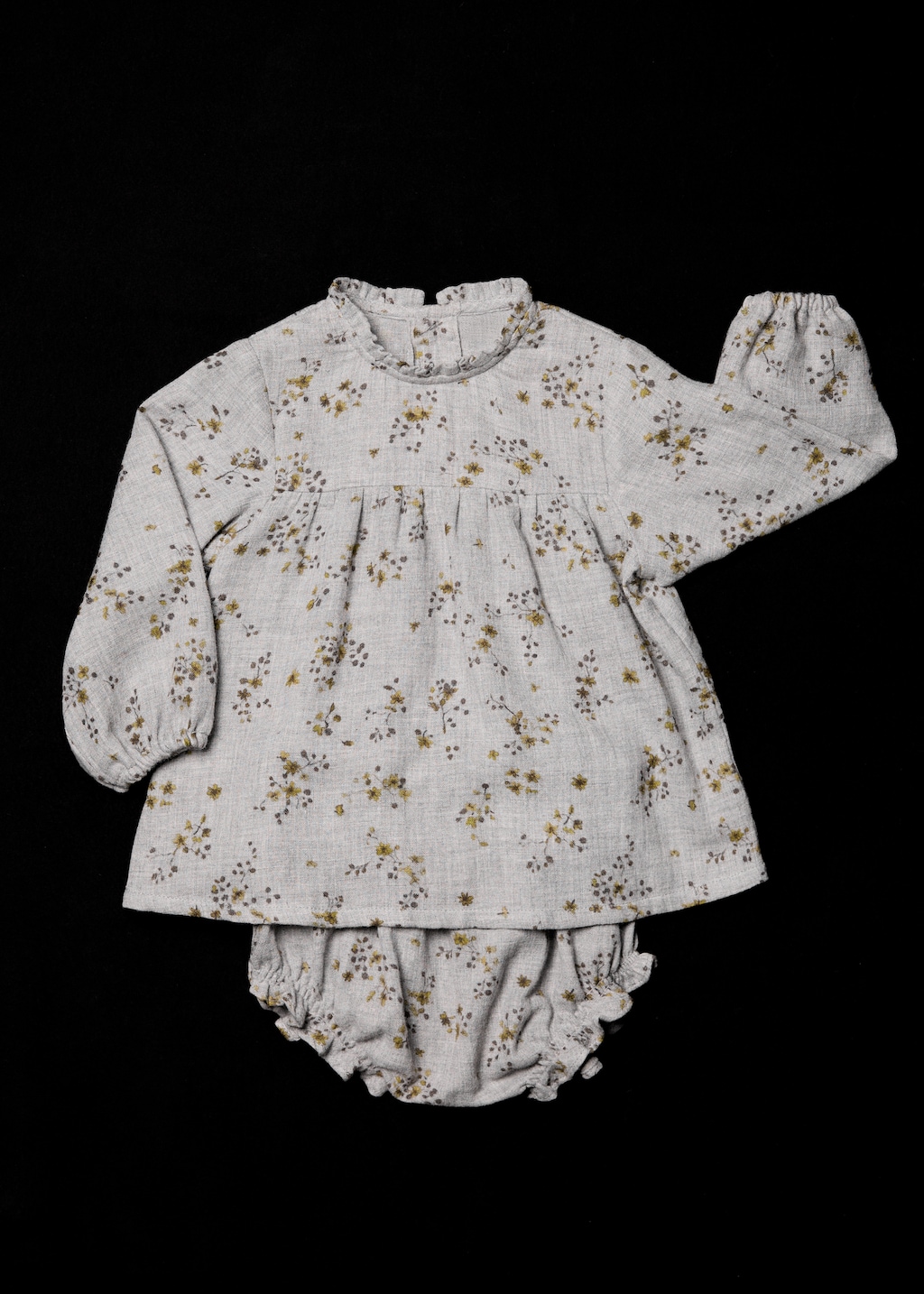 Printed dress and nappy cover