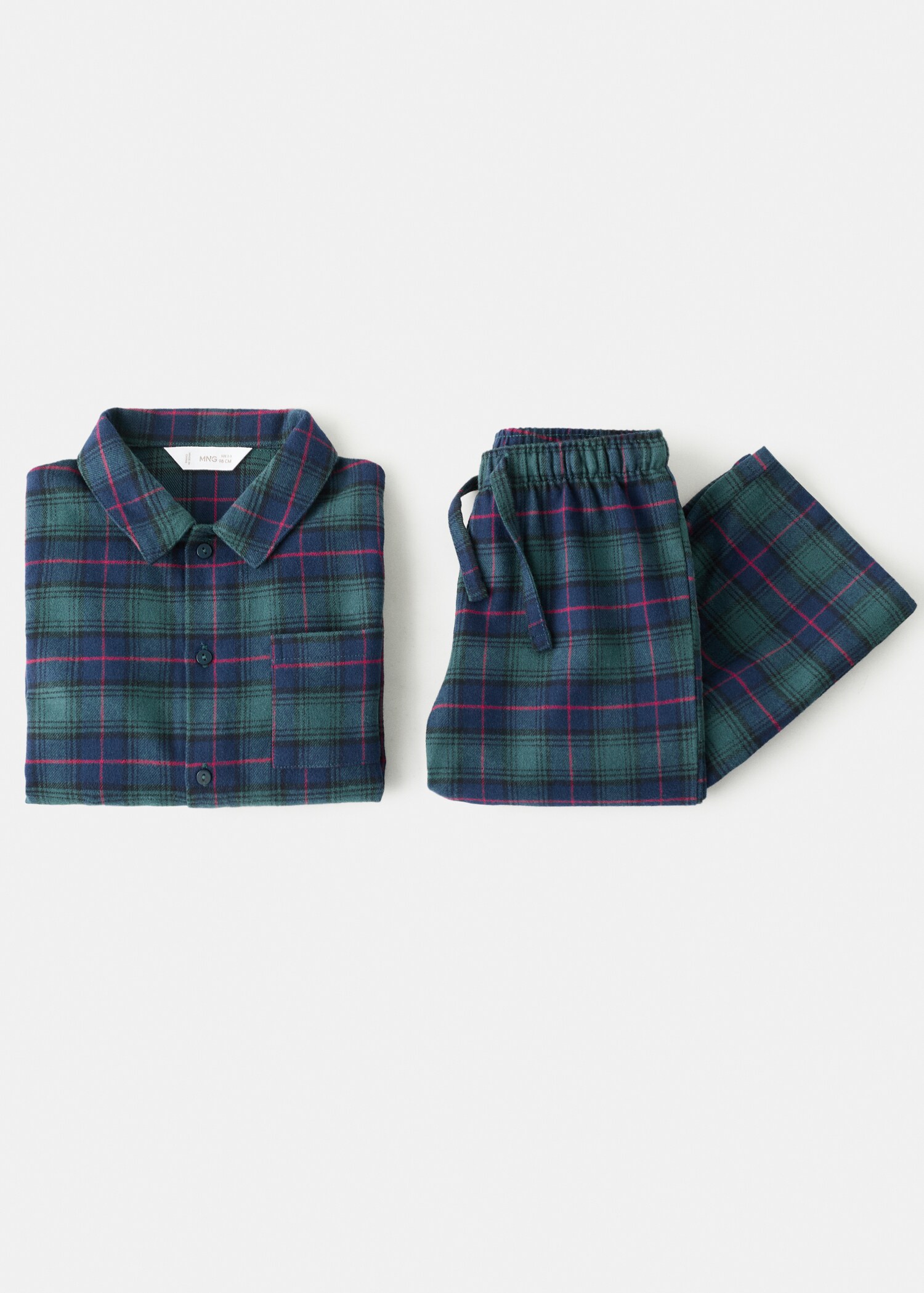 Pyjama long à carreaux - Détail de l'article 8