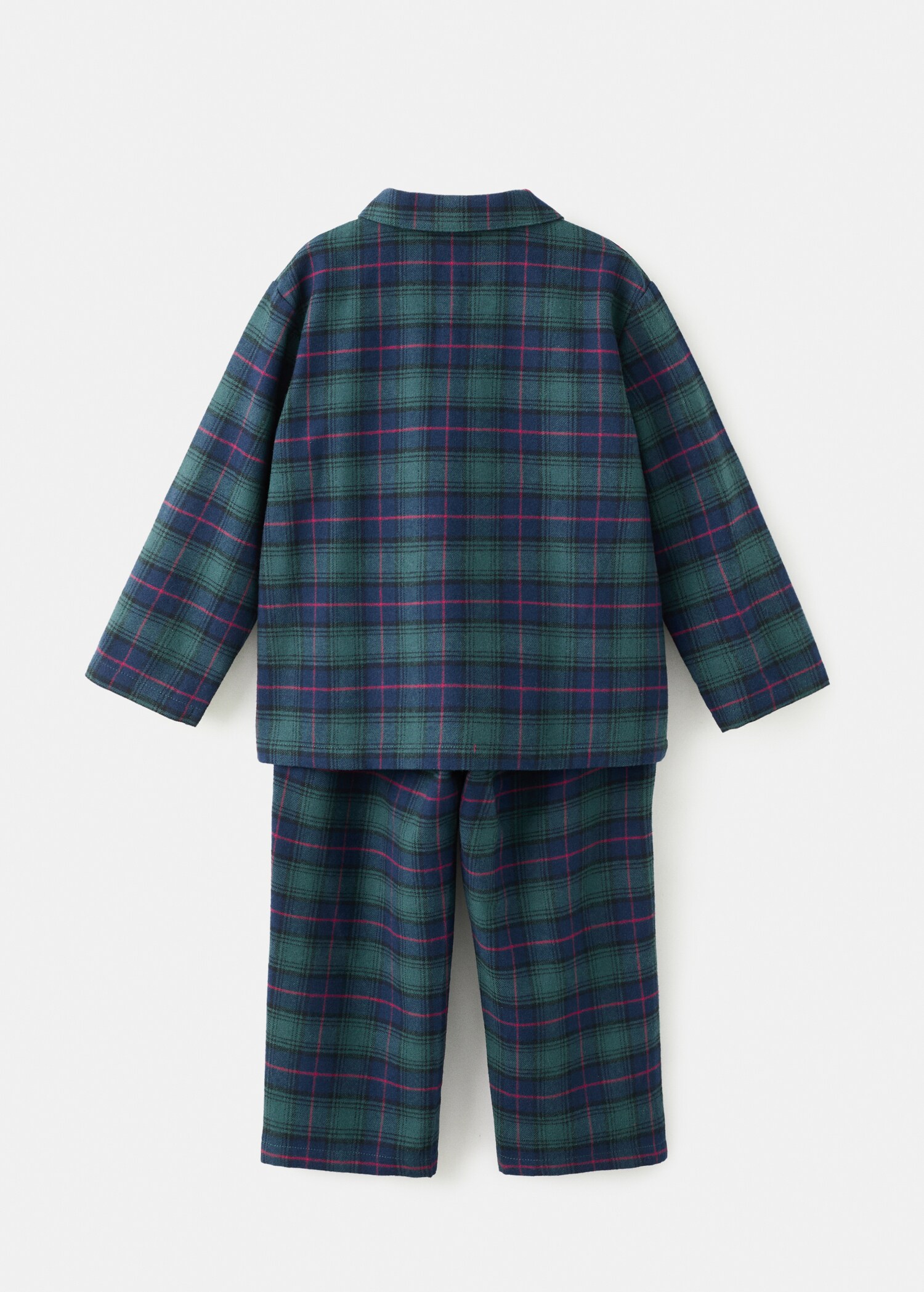 Pyjama long à carreaux - Verso de l’article