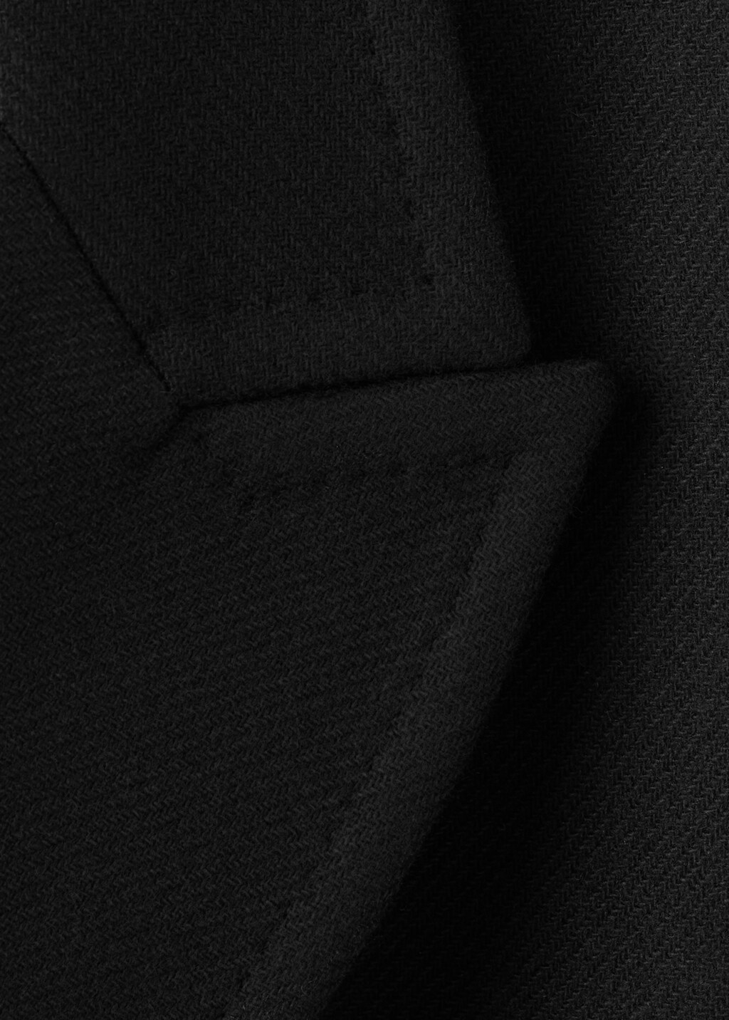 Mango Double-breasted wool coat