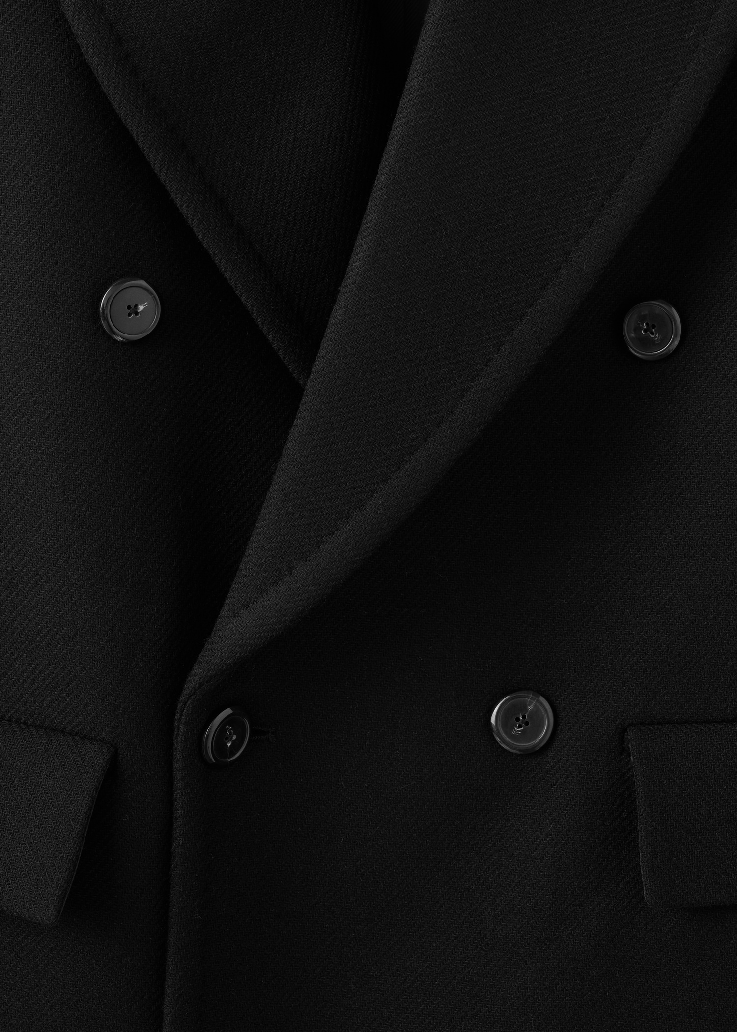 Double-breasted wool coat - Details of the article 8