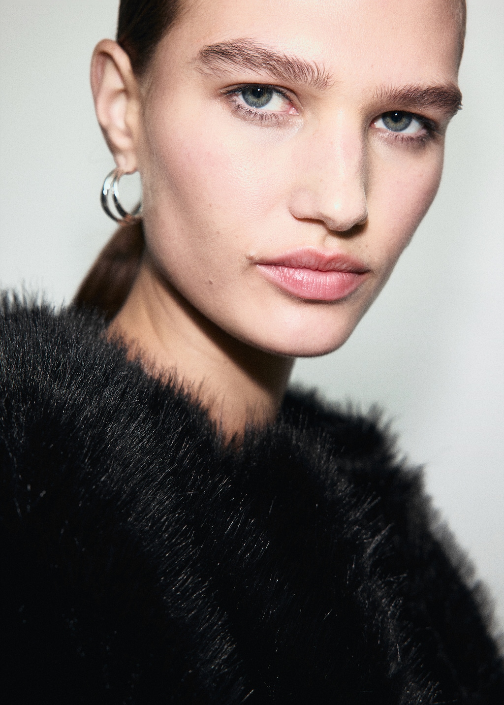 faux-fur cropped jacket