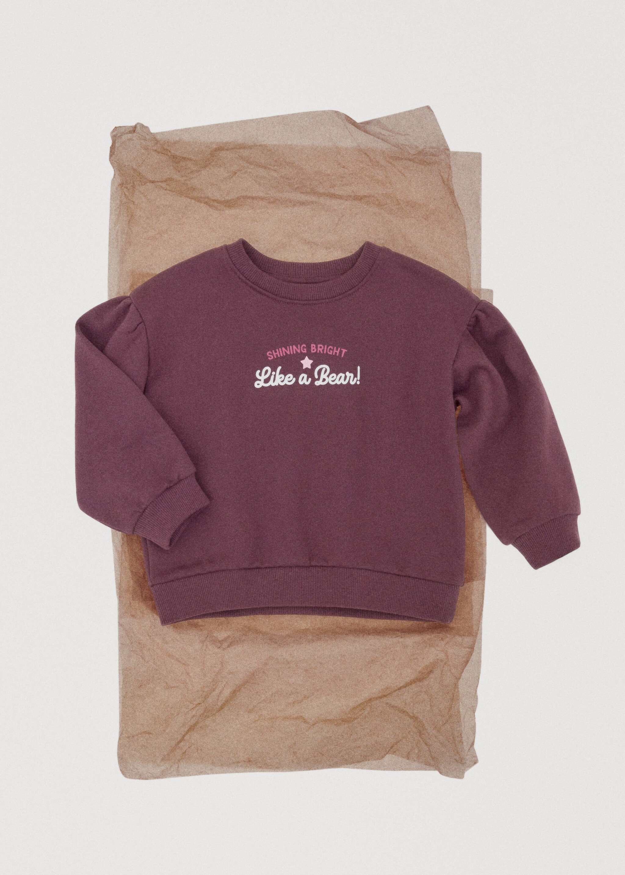 Sweat-shirt coton imprimé - Détail de l'article 7, Grenat. Ref: 17069098-00.