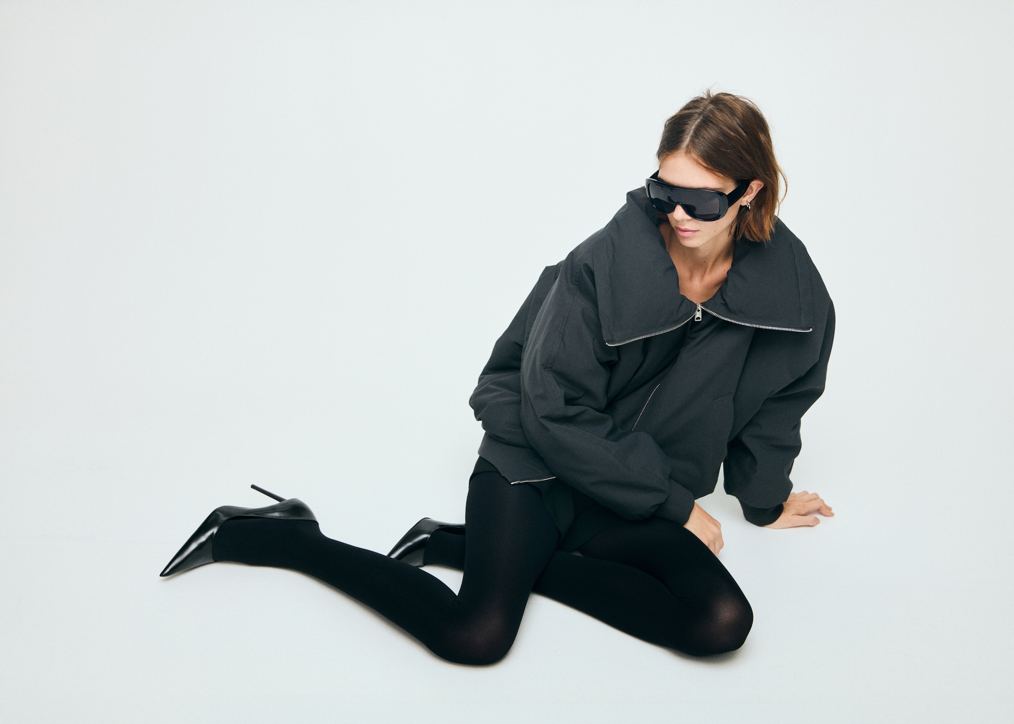 Blouson bomber col cheminée - Détail de l'article 2