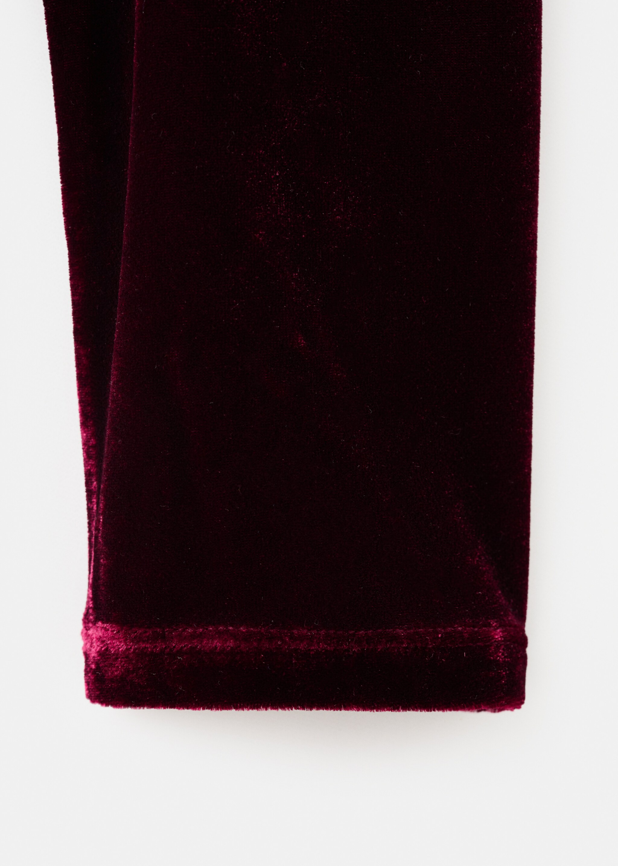 Blouse velours nœuds - Détail de l'article 0, Bordeaux. Ref: 17069105-00.