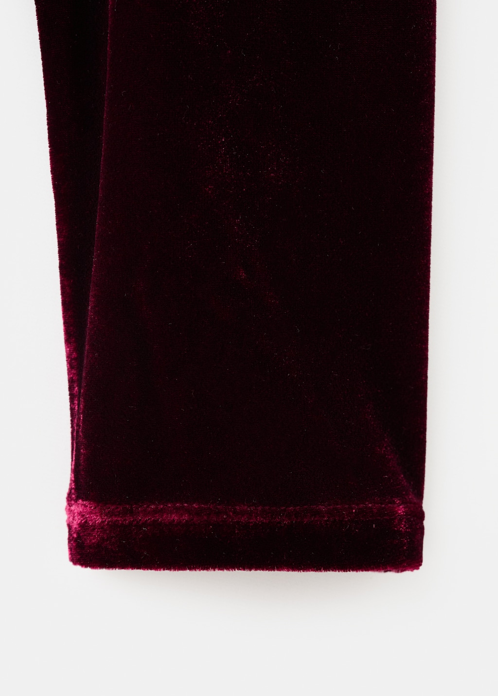 Velvet blouse with bows