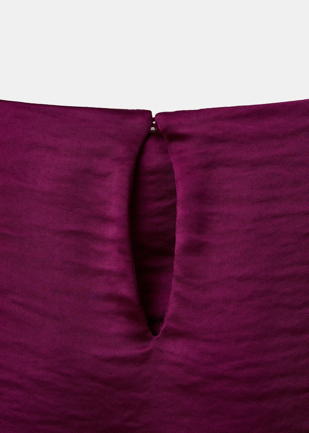 Mango Satin dress with creased effect