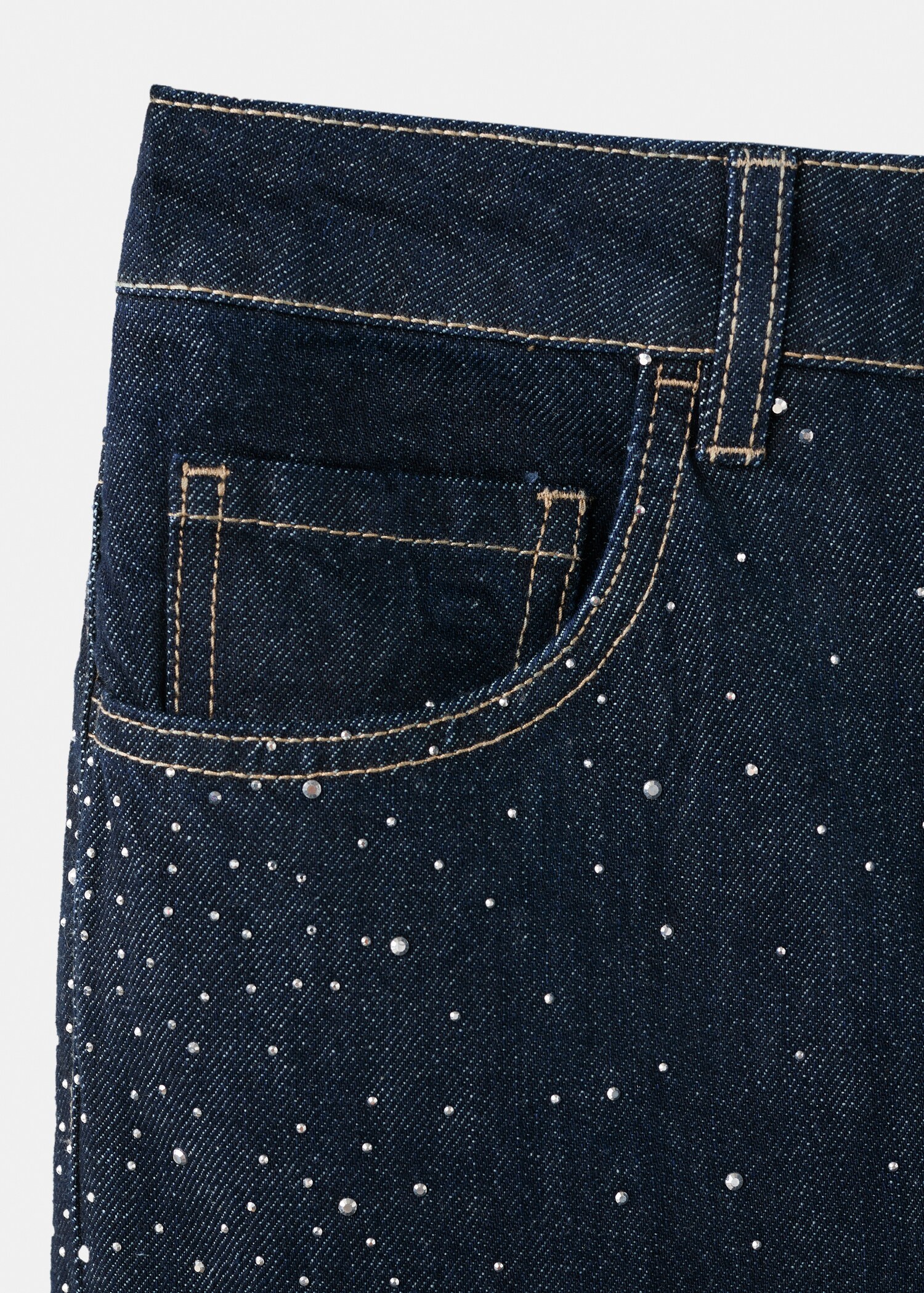 Jean droit strass - Détail de l'article 0