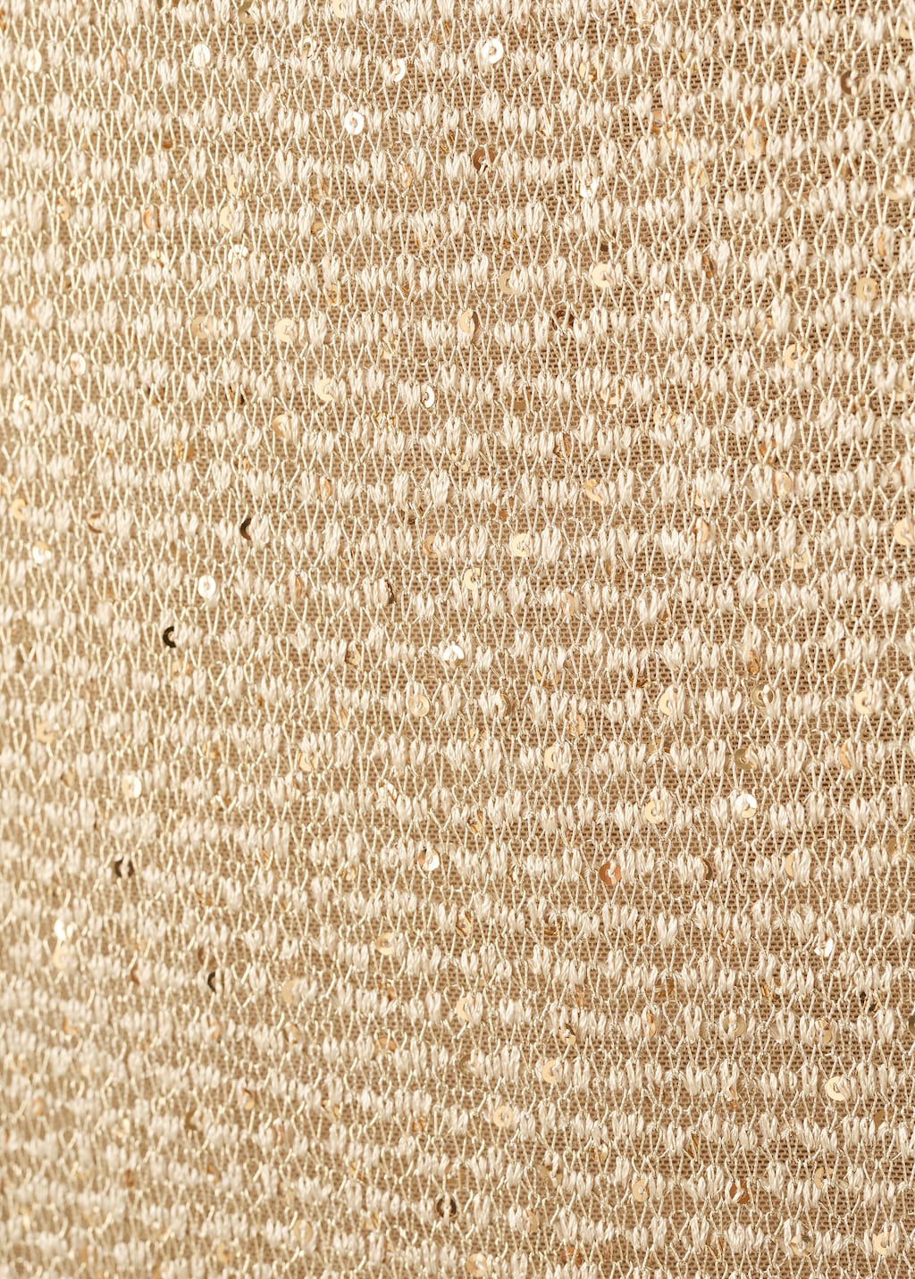 Knitted dress with sequin detail