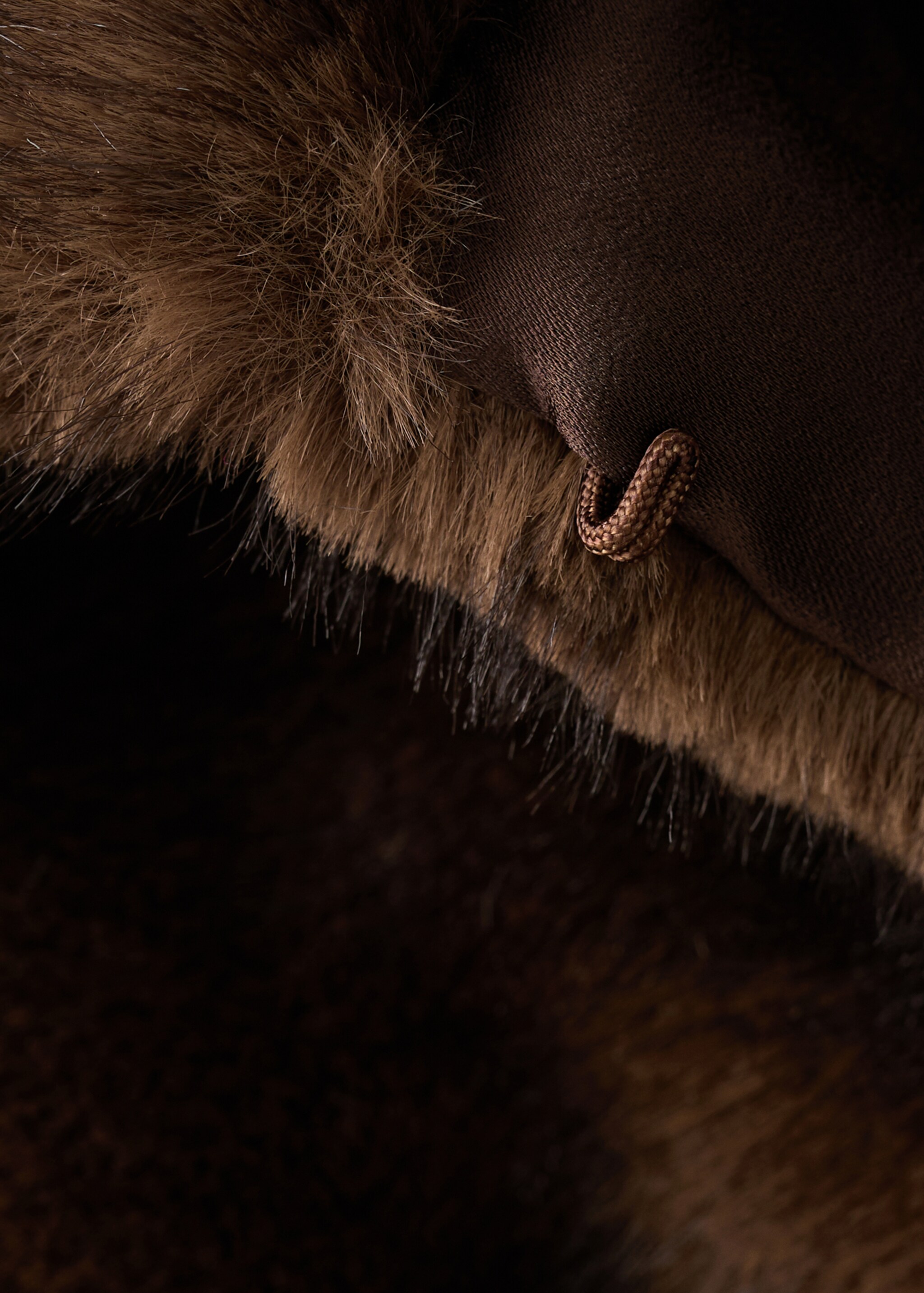 Veste effet peluche à revers - Détail de l'article 0, Marron. Ref: 17069110-00.