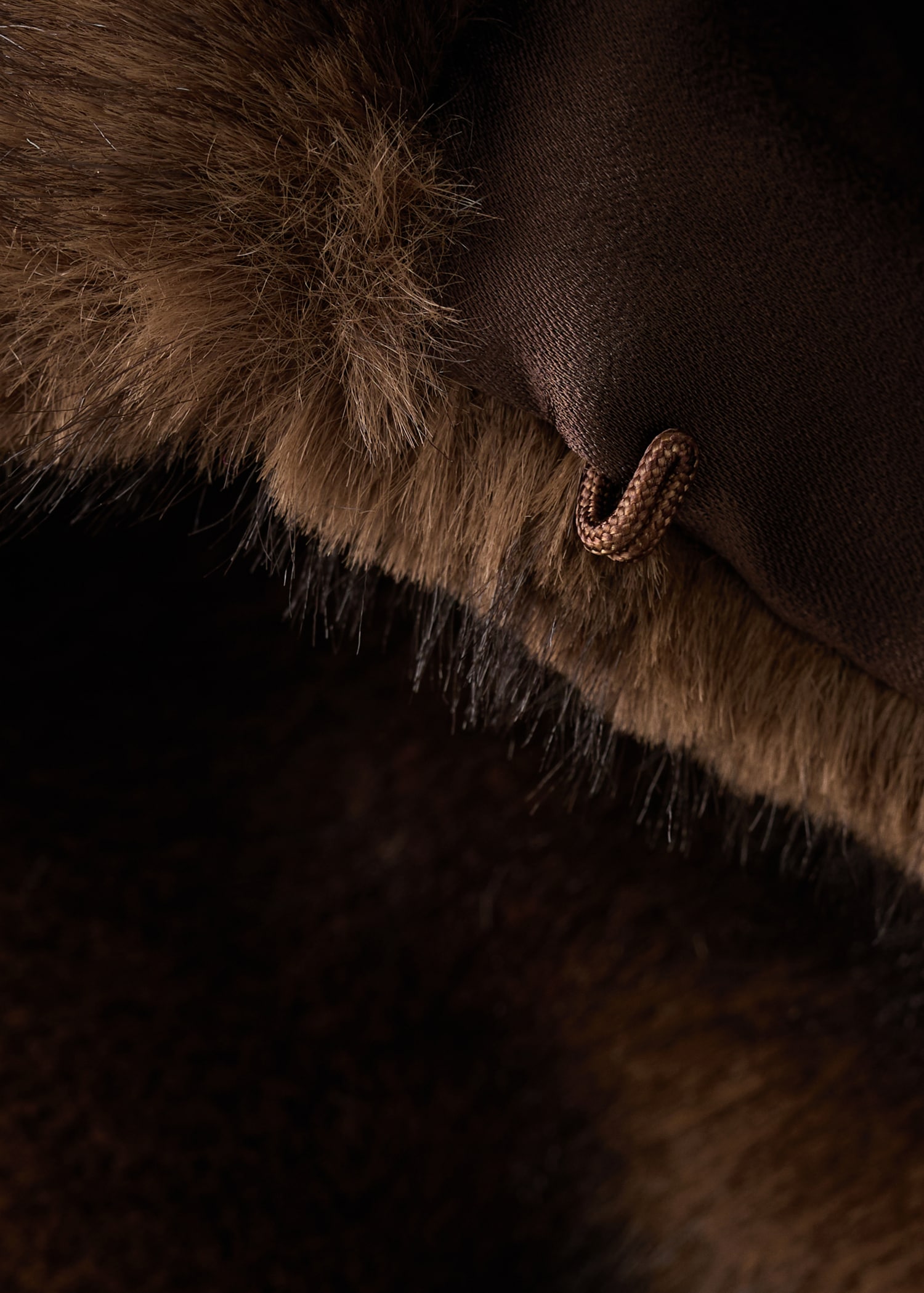 Veste effet peluche à revers - Détail de l'article 0