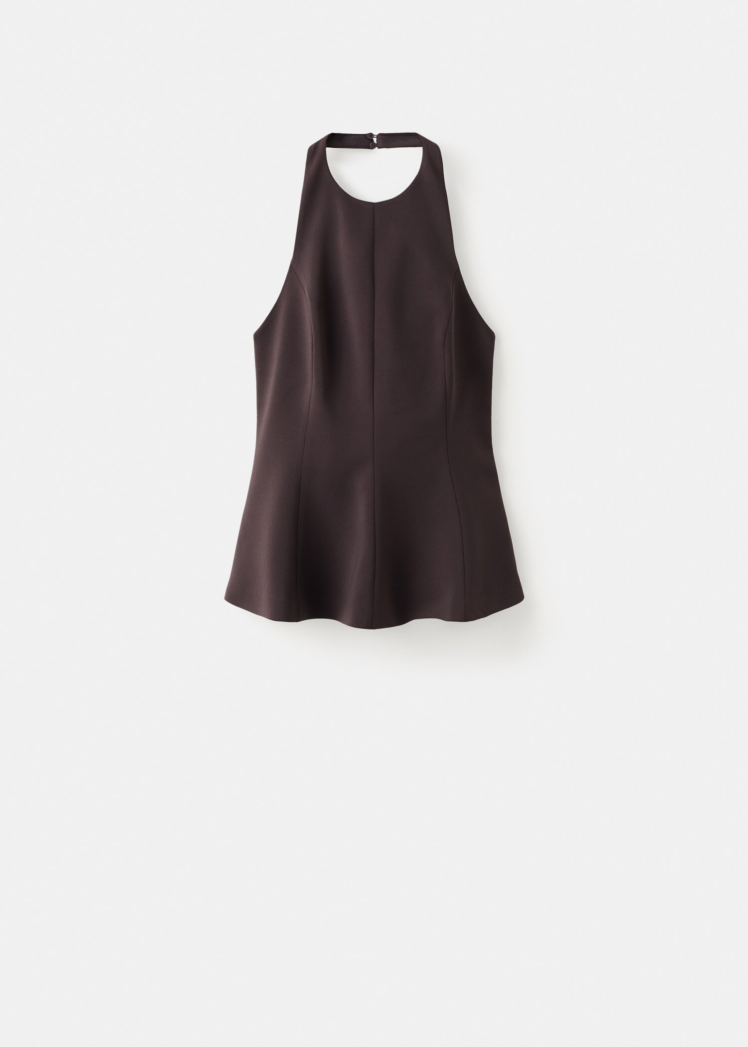 Top peplum cuello halter - Artículo sin modelo