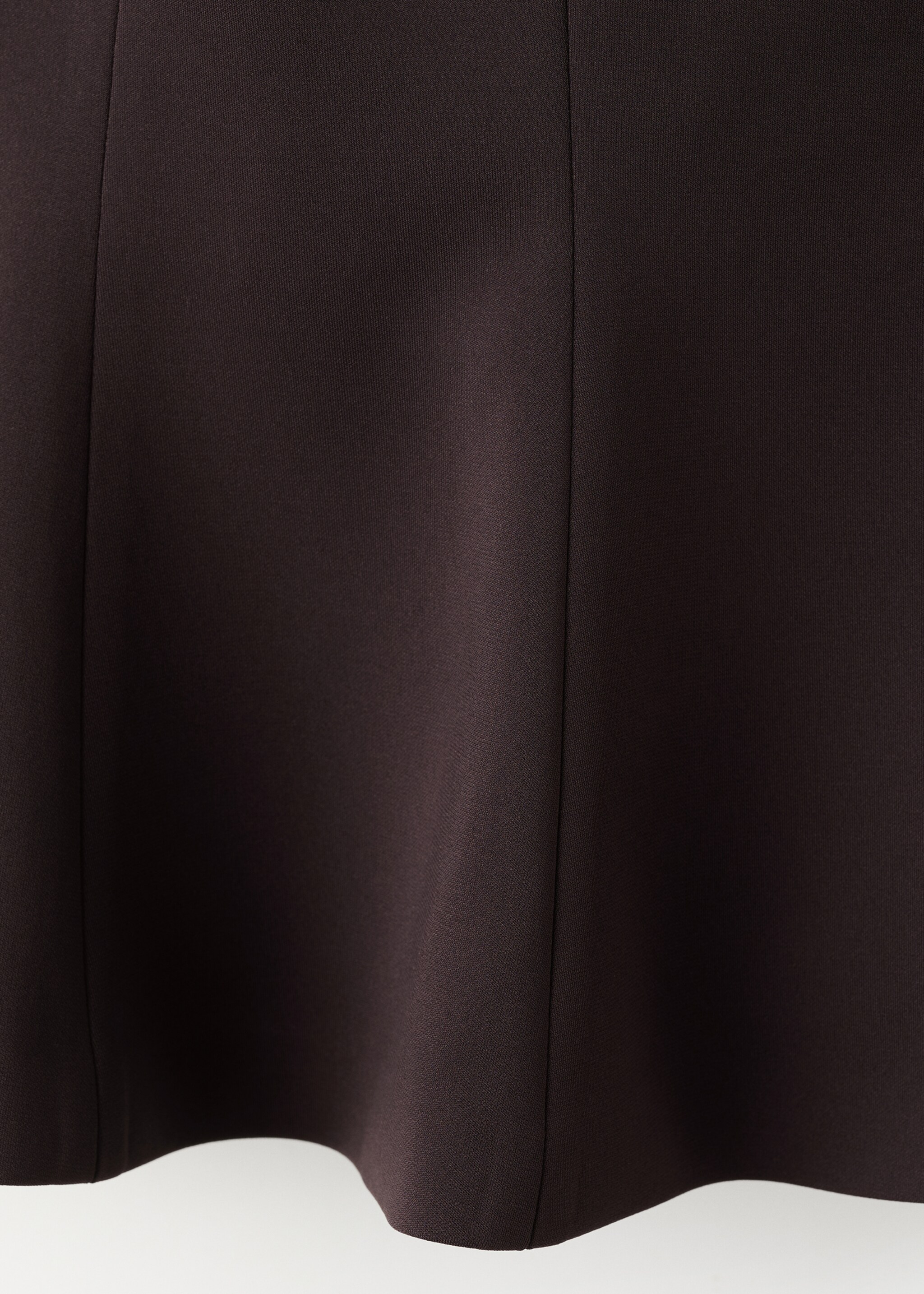 Peplum top with halter neck - Details of the article 8, Brown. Ref: 17069111-00.