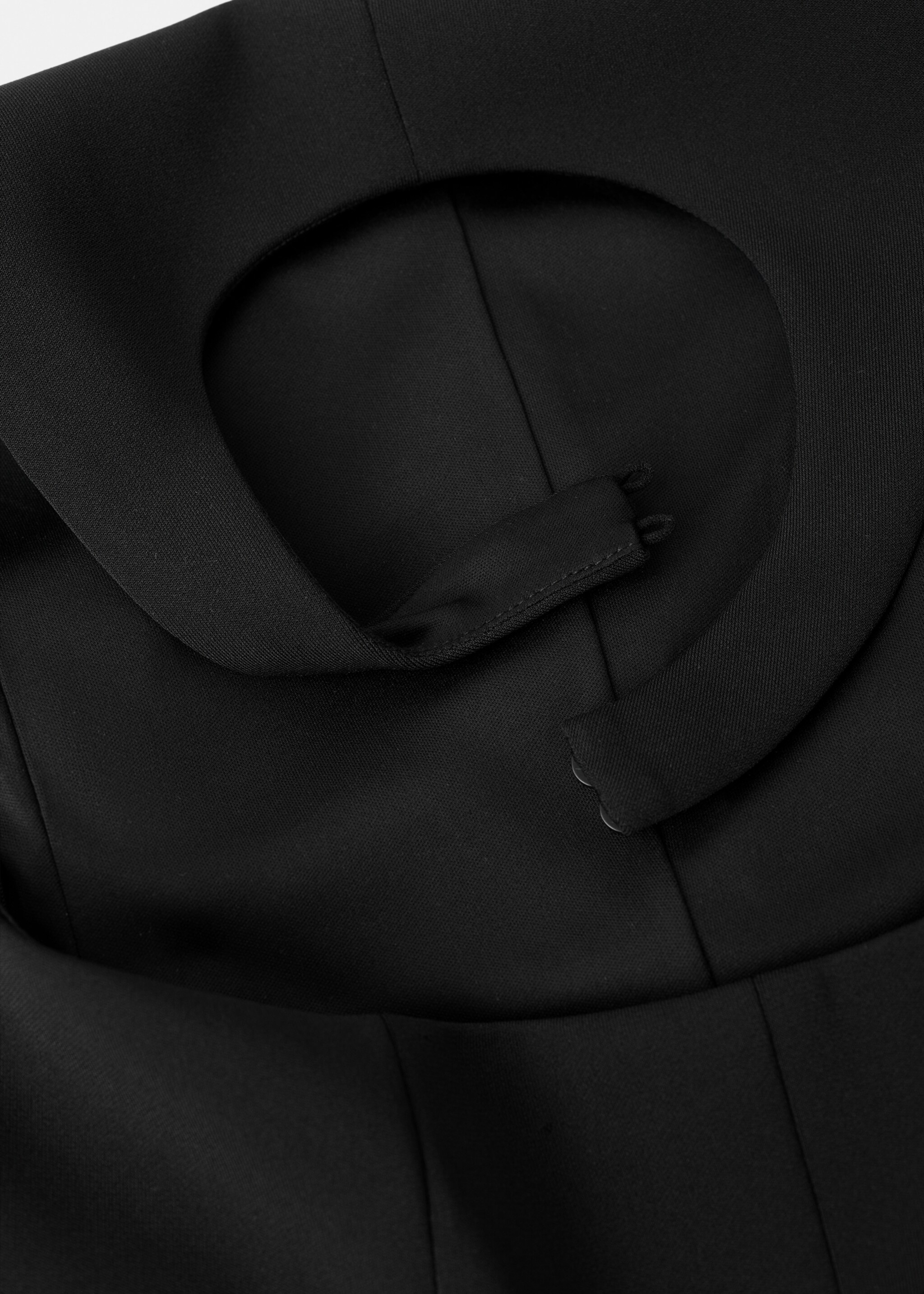Top peplum cuello halter - Detalle del artículo 0, Negro. Ref: 17069111-00.