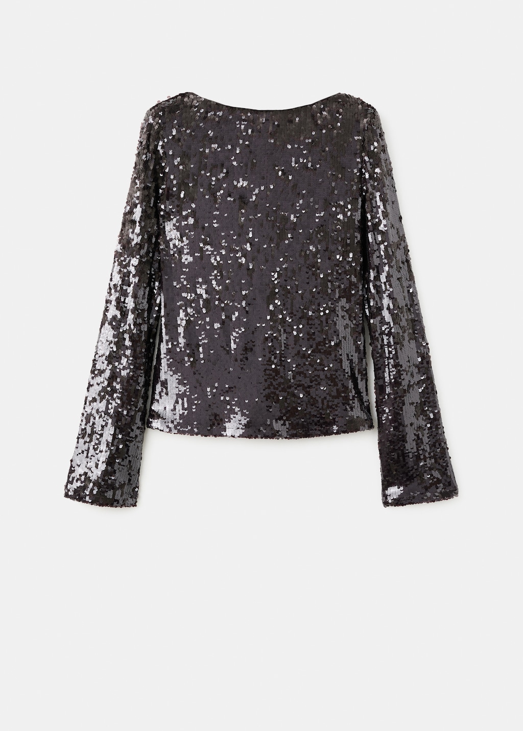 Bell-sleeved top with sequins
