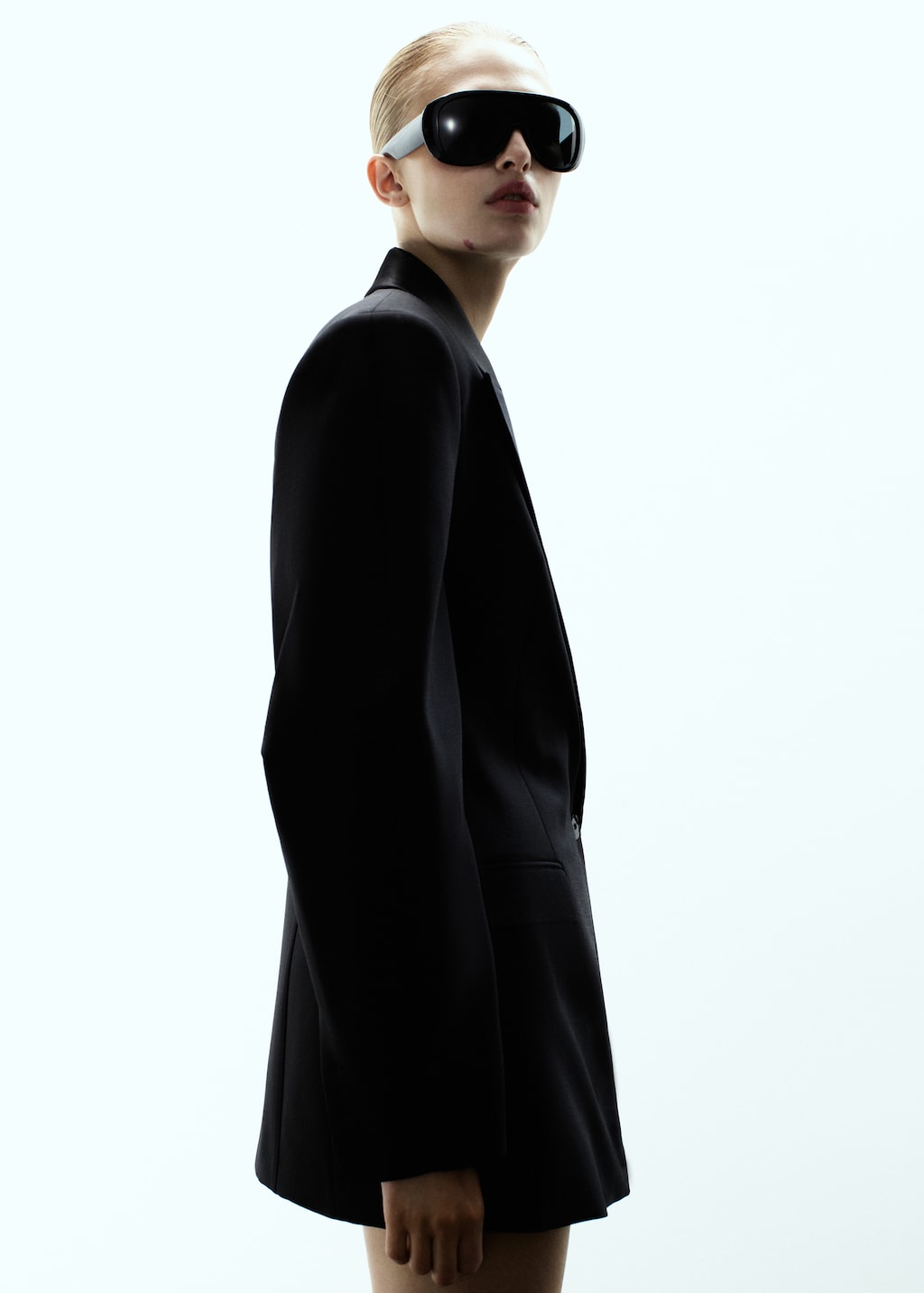 Mango Wool-blend blazer dress