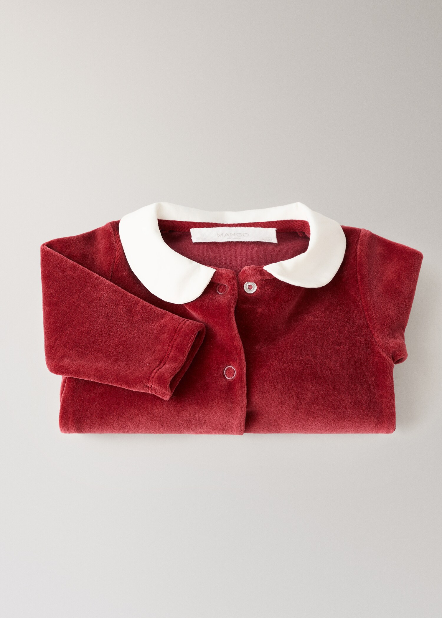 Christmas velour cotton baby onesie - Details of the article 1