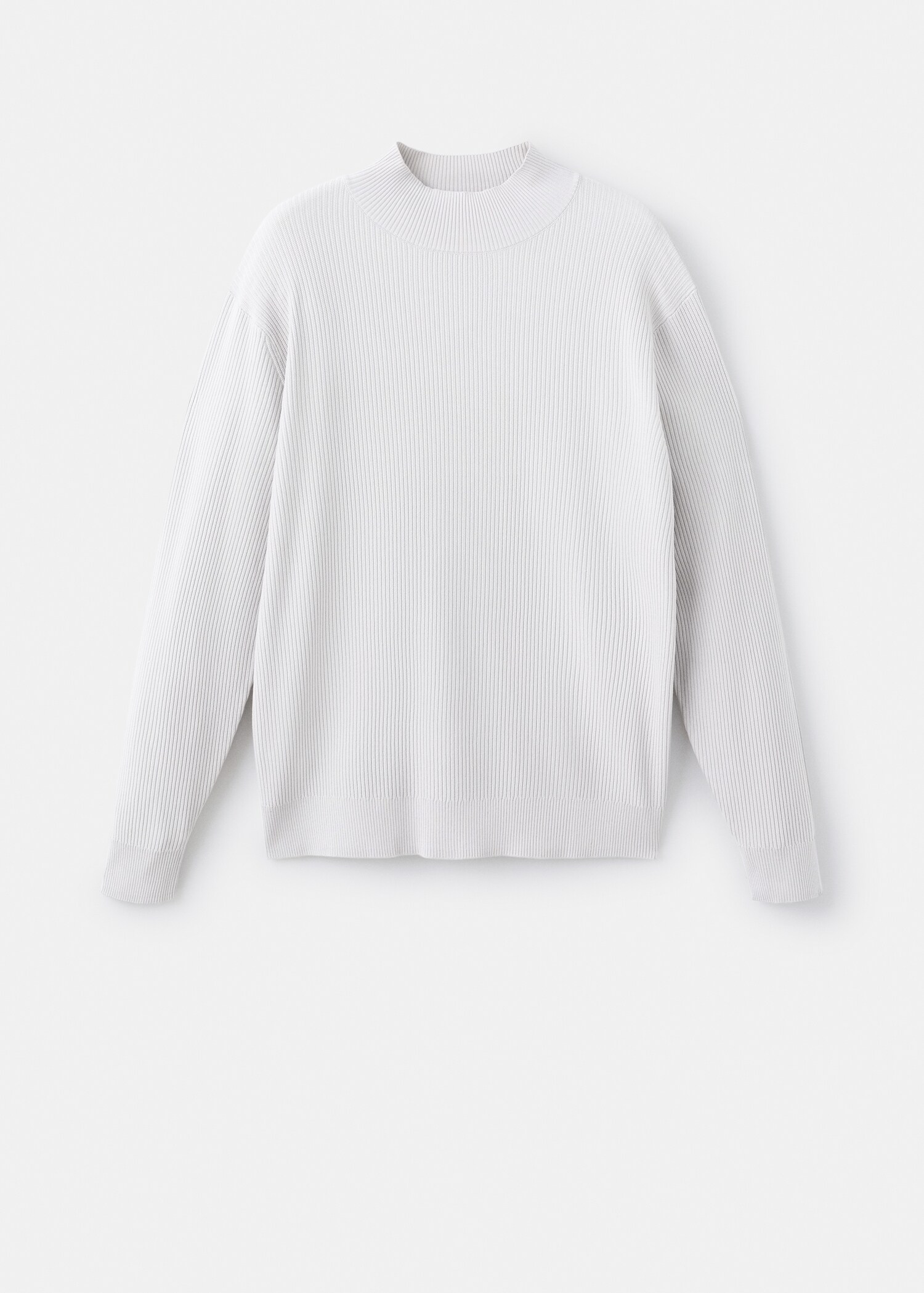 Jersey cuello alto canalé - Artículo sin modelo