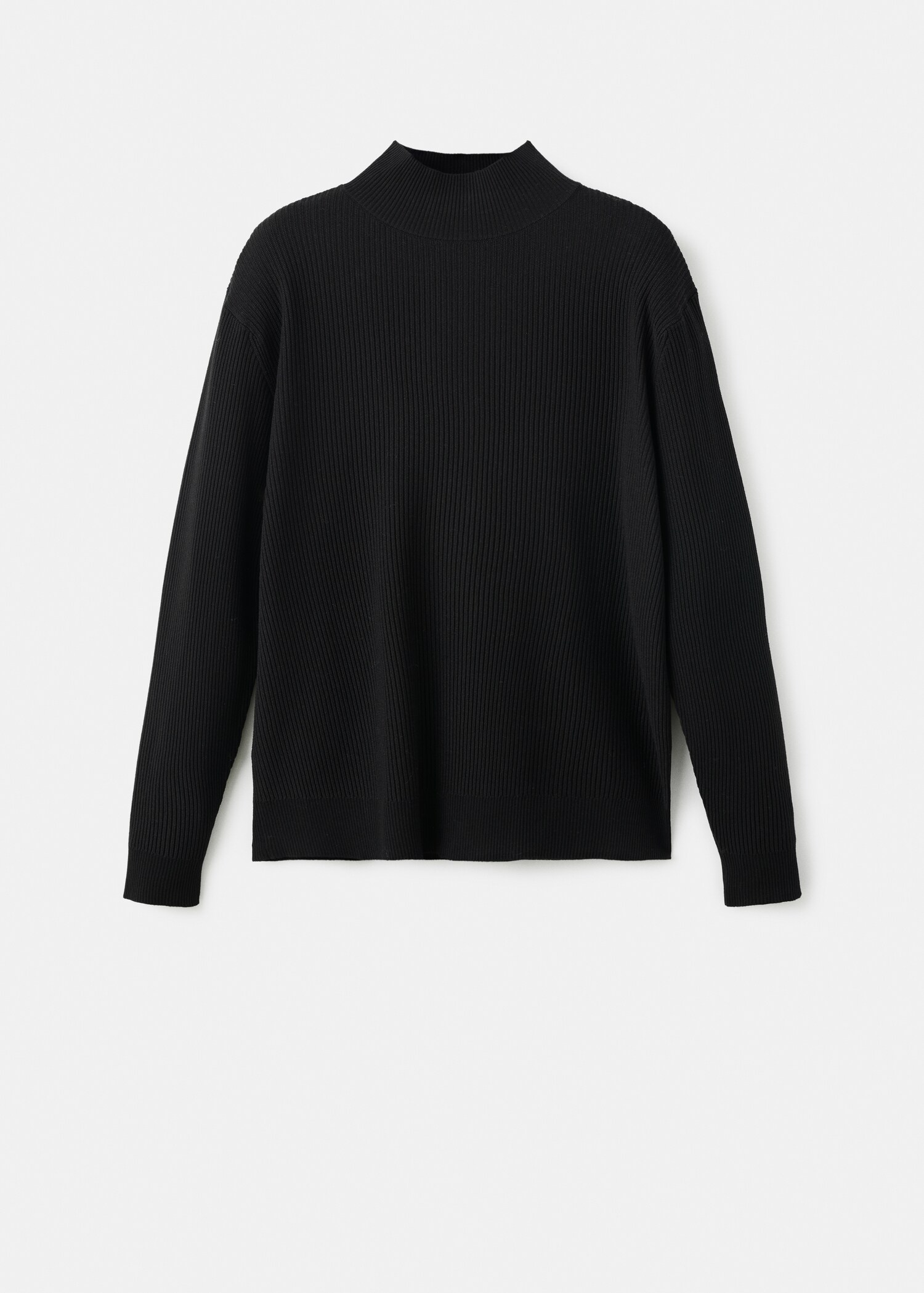 Jersey cuello alto canalé - Artículo sin modelo