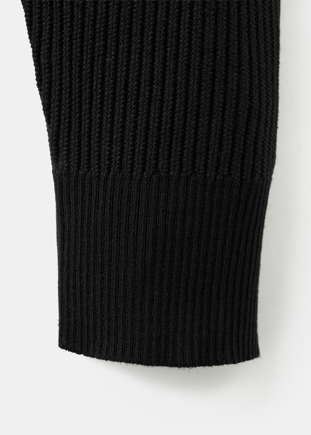 Ribbed turtleneck sweater