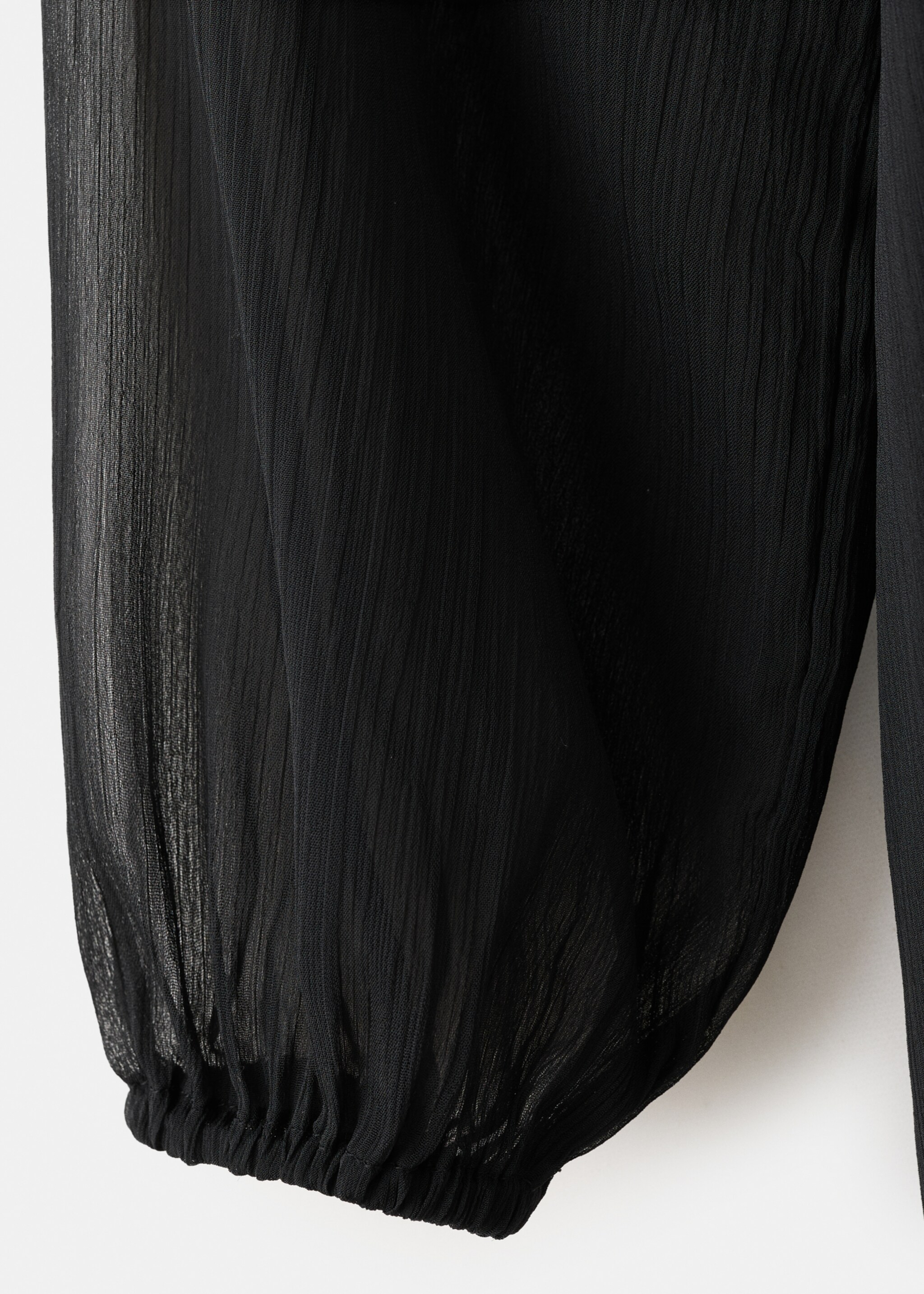 Floral embroidery dress - Details of the article 0, Black. Ref: 17069208-00.