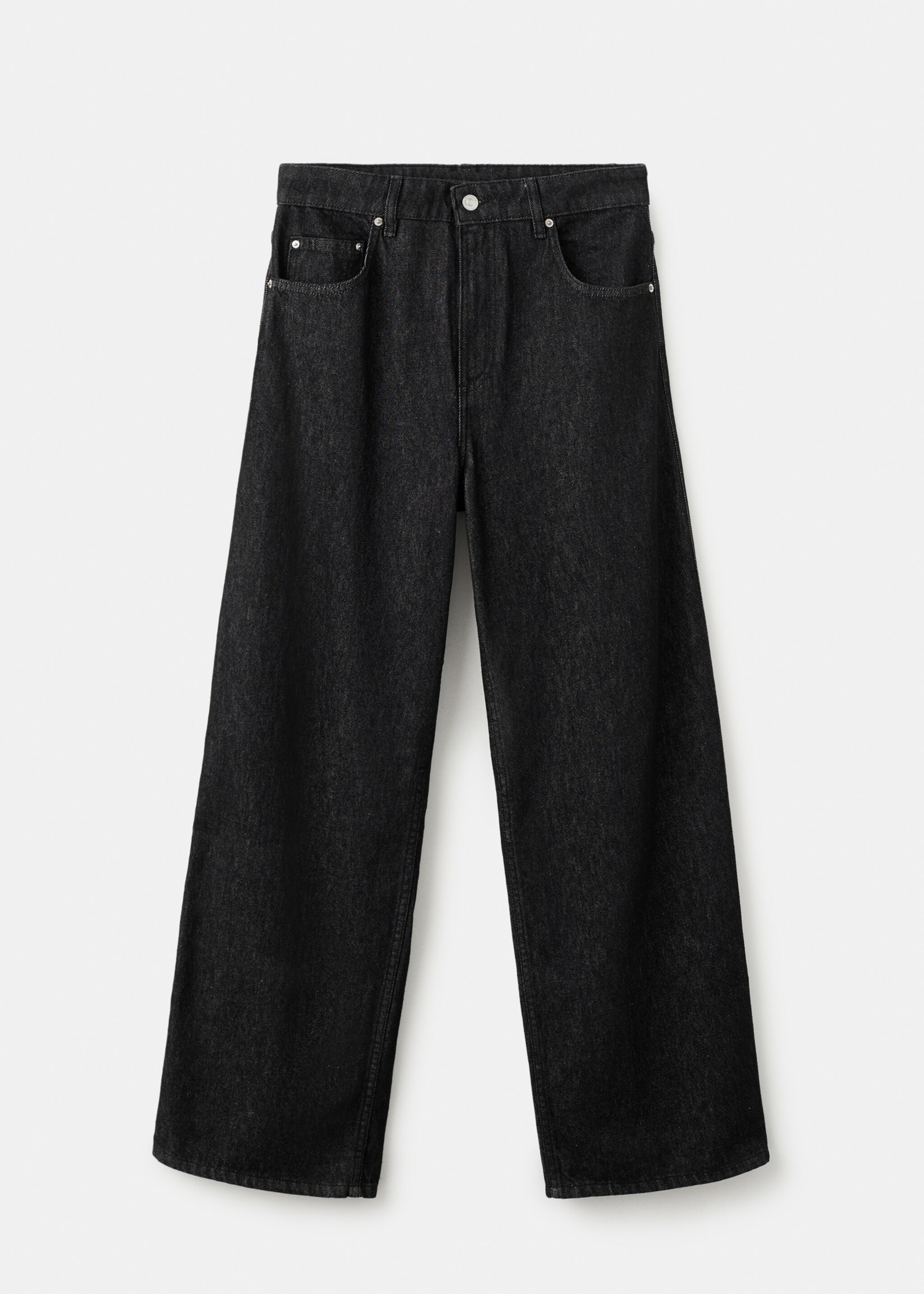 Jean barrel taille basse - Article sans modèle, Noir. Ref: 17069211-00.
