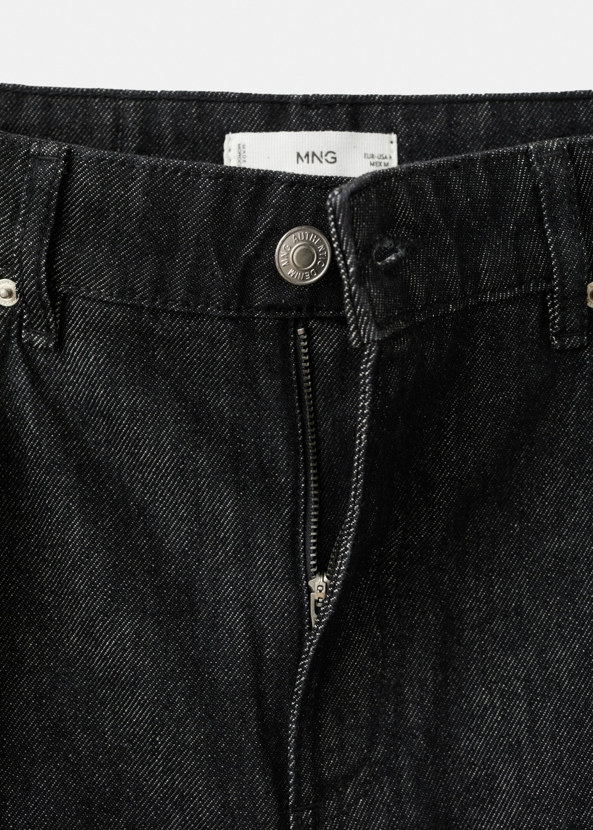 Jean barrel taille basse - Détail de l'article 8, Noir. Ref: 17069211-00.