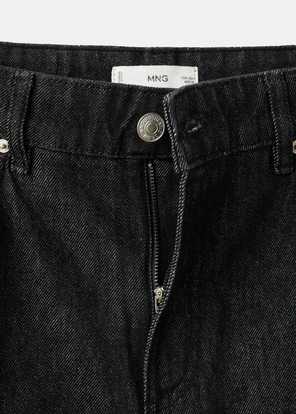 Low-rise barrel jeans