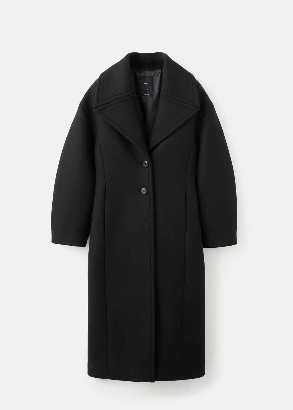 Mango Structured wool coat