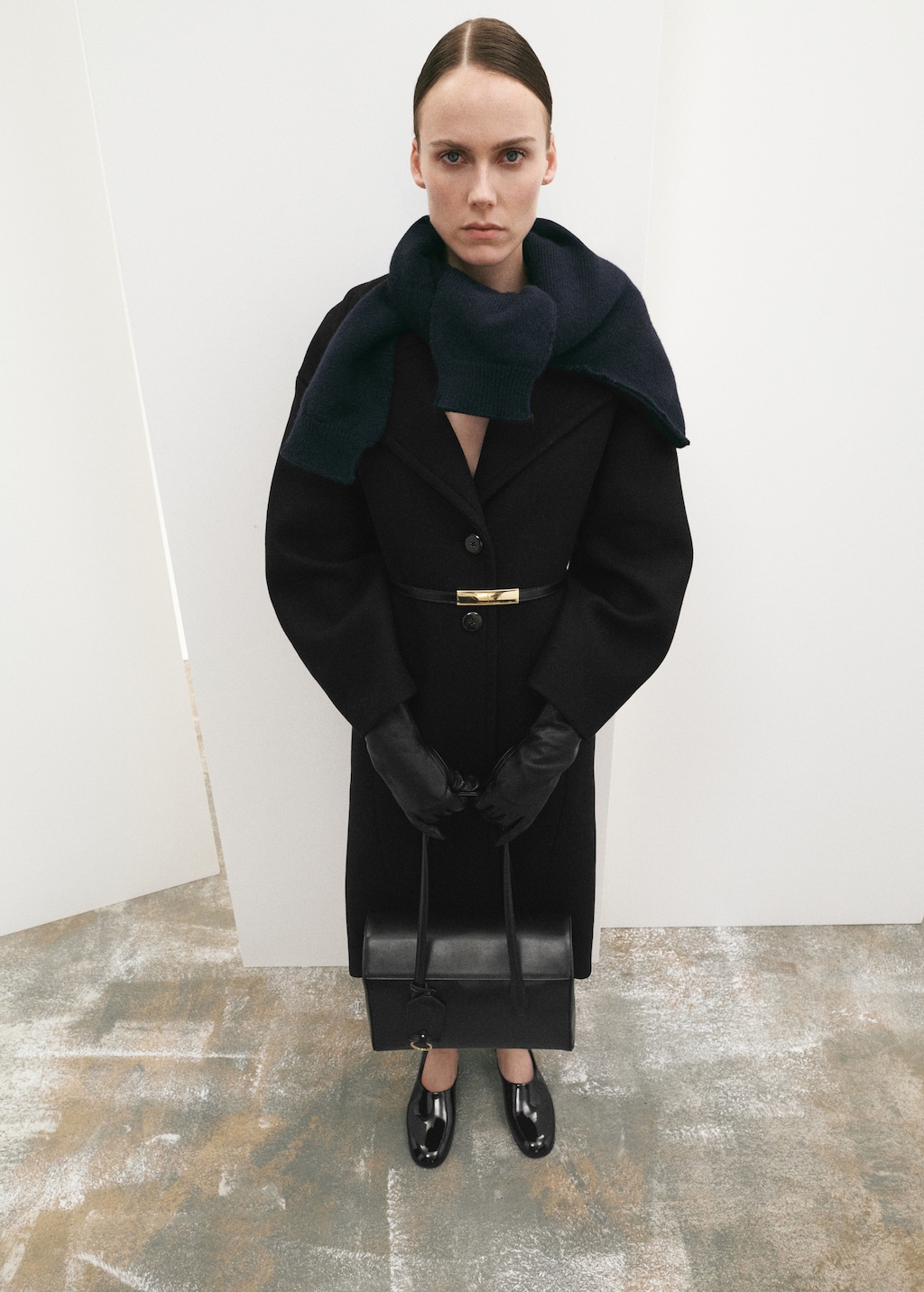 Mango Structured wool coat