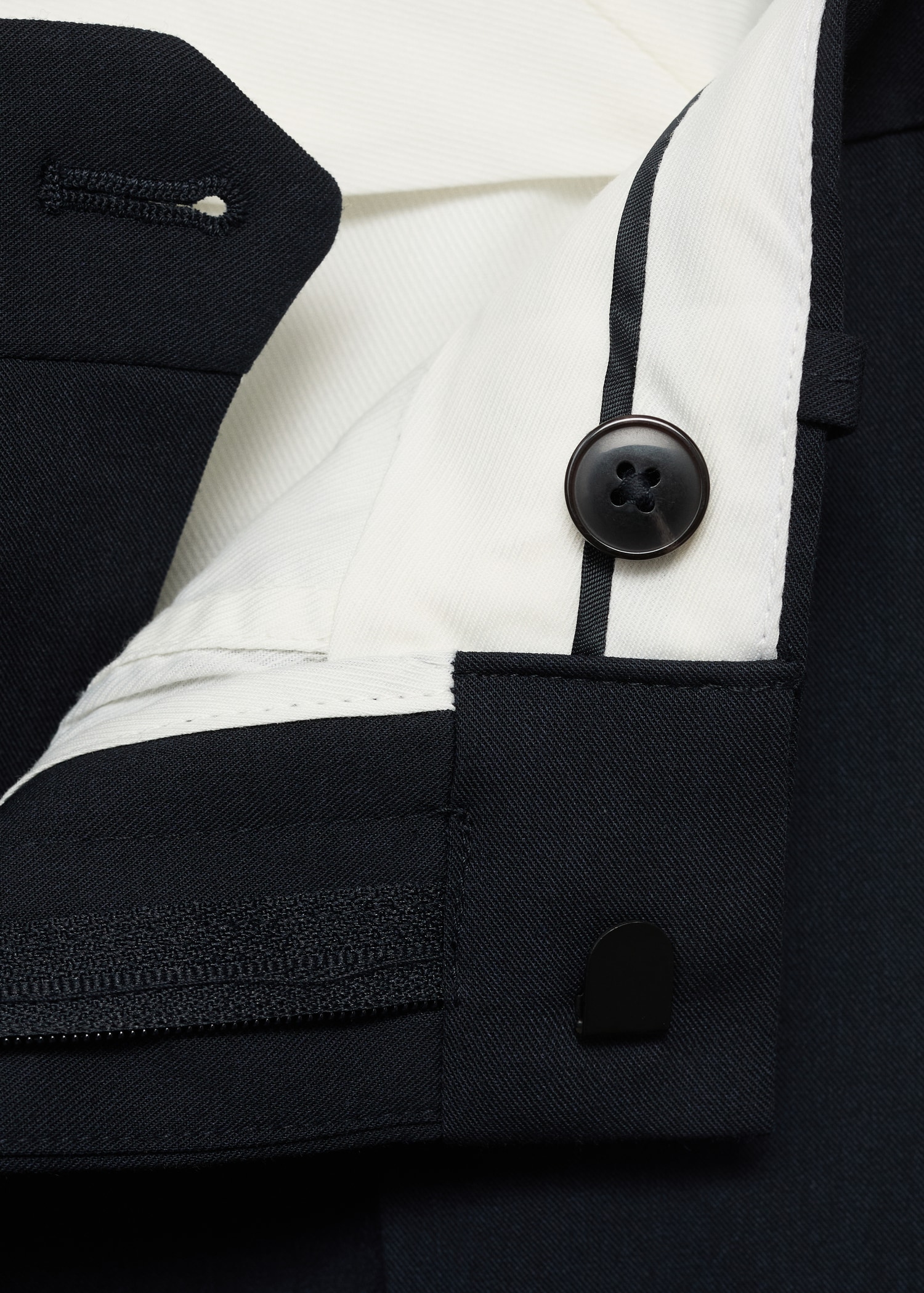 Super Slim Fit-Anzughose aus Stretchstoff - Detail des Artikels 8
