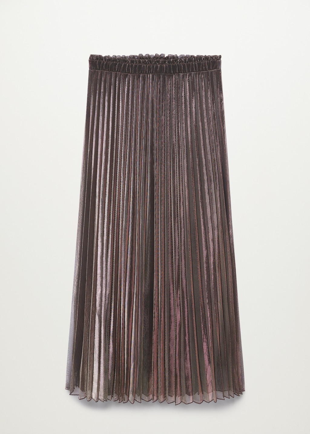 Metallic pleated skirt Women MANGO Nigeria