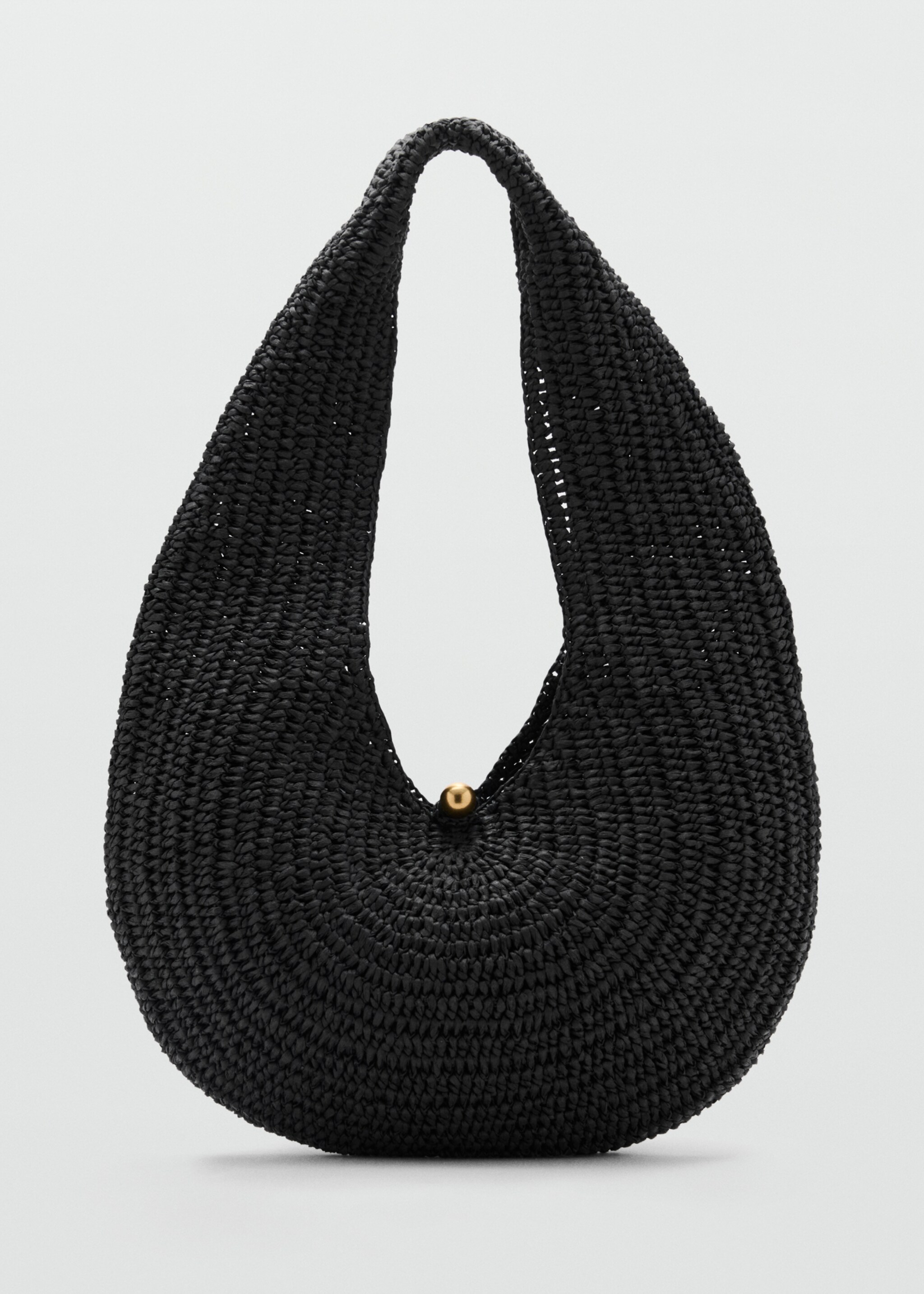 Sac porté épaule ovale en fibres naturelles - Article sans modèle