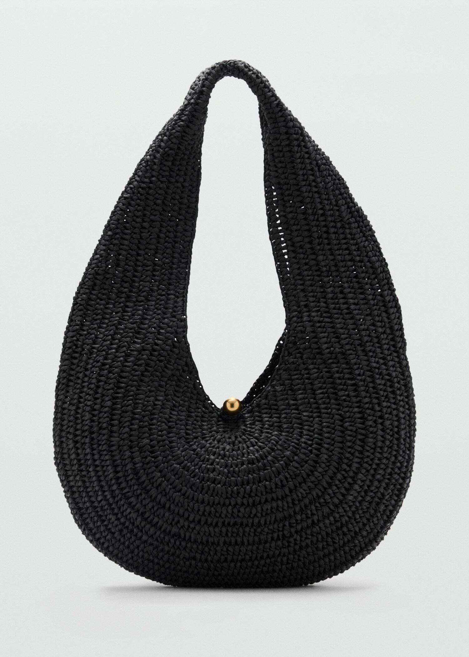 Sac porté épaule ovale en fibres naturelles - Article sans modèle