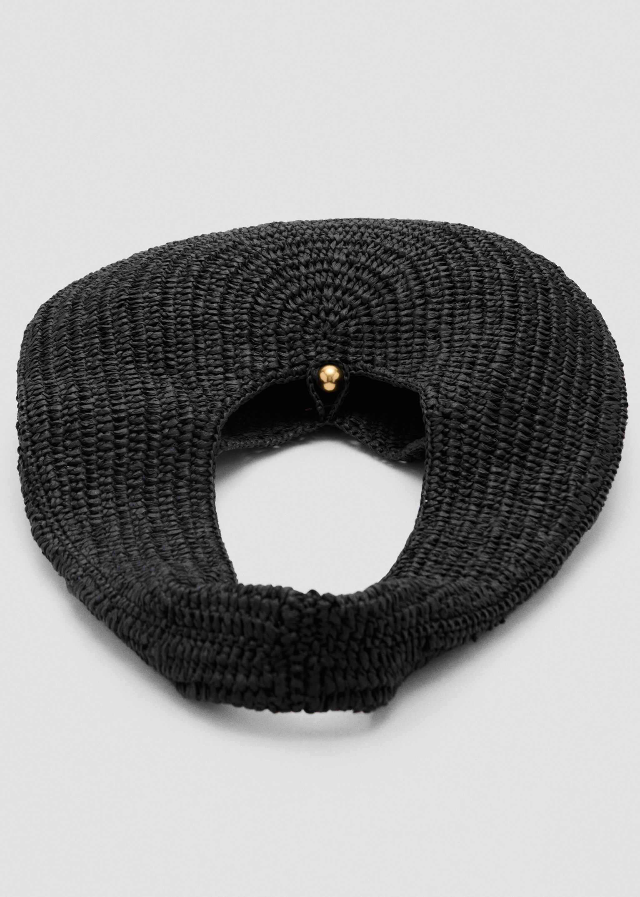 Sac porté épaule ovale en fibres naturelles - Détail de l'article 2
