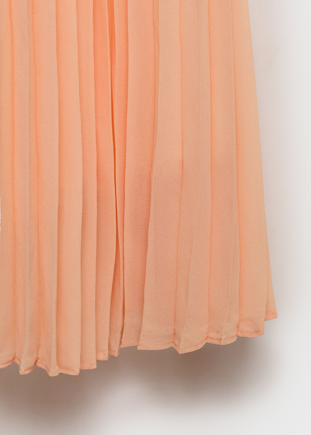 Strapless pleated dress