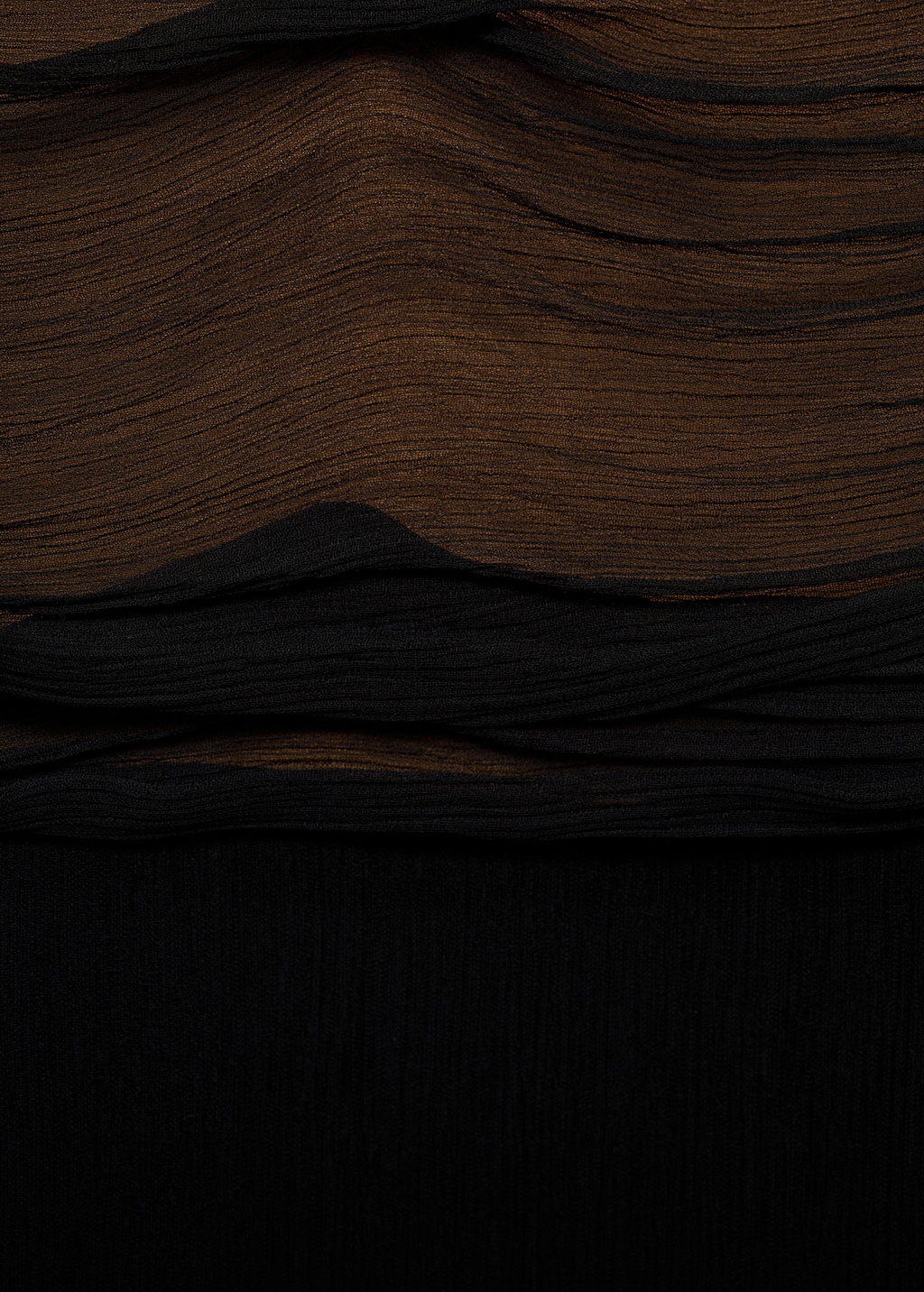 Contrasting textured dress