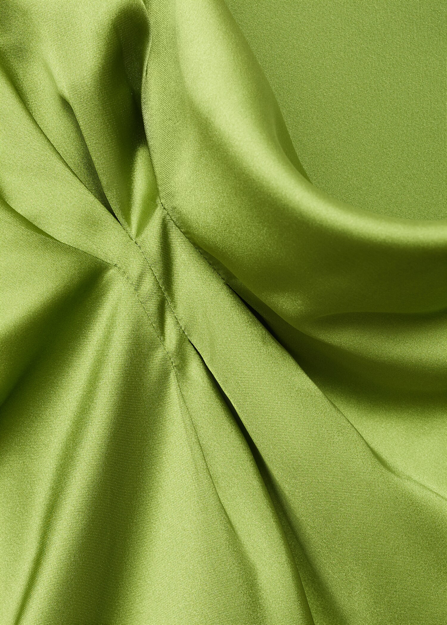 Satin shirt with draped detail - Details of the article 8