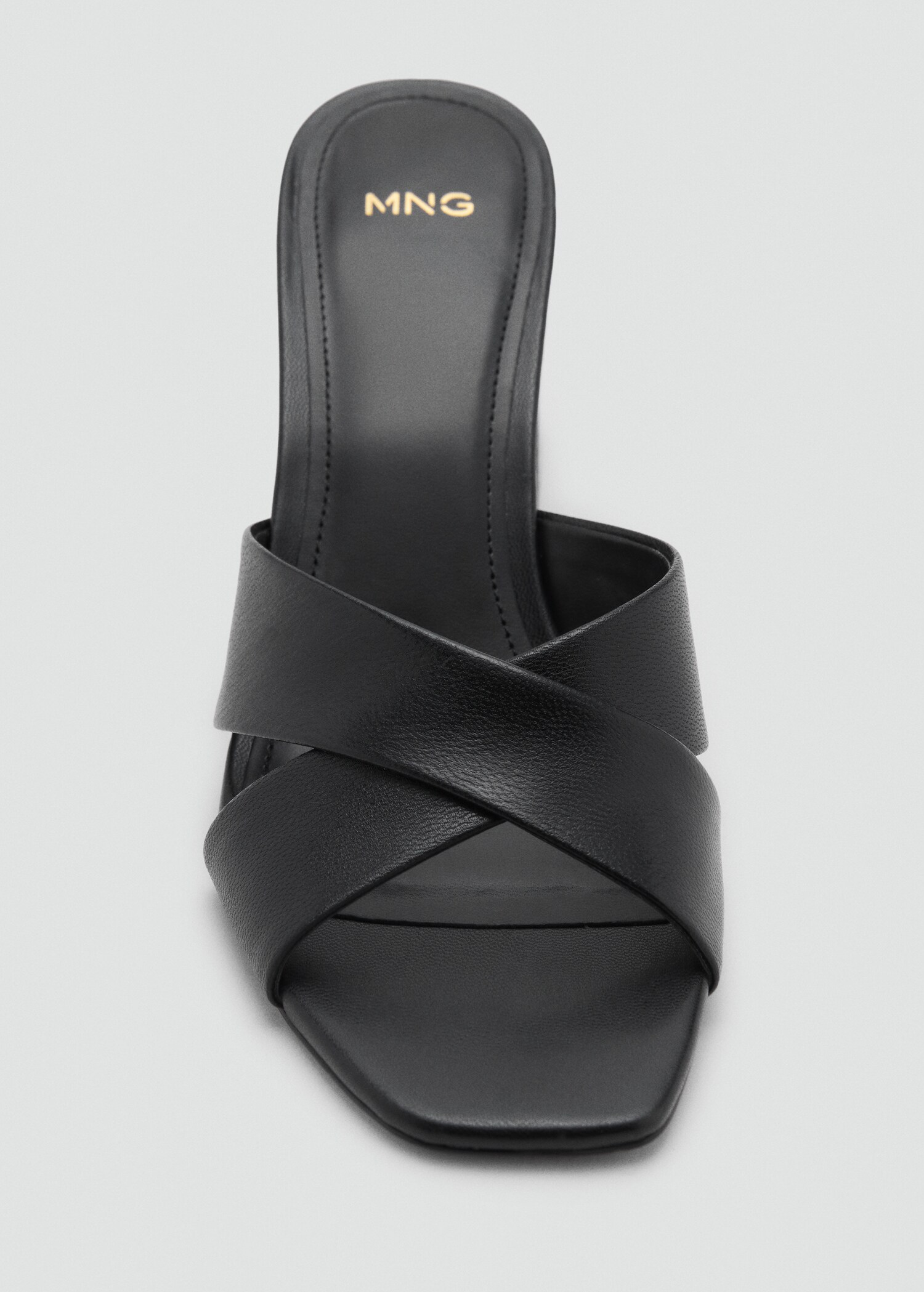 Leather block-heel sandals - Details of the article 3