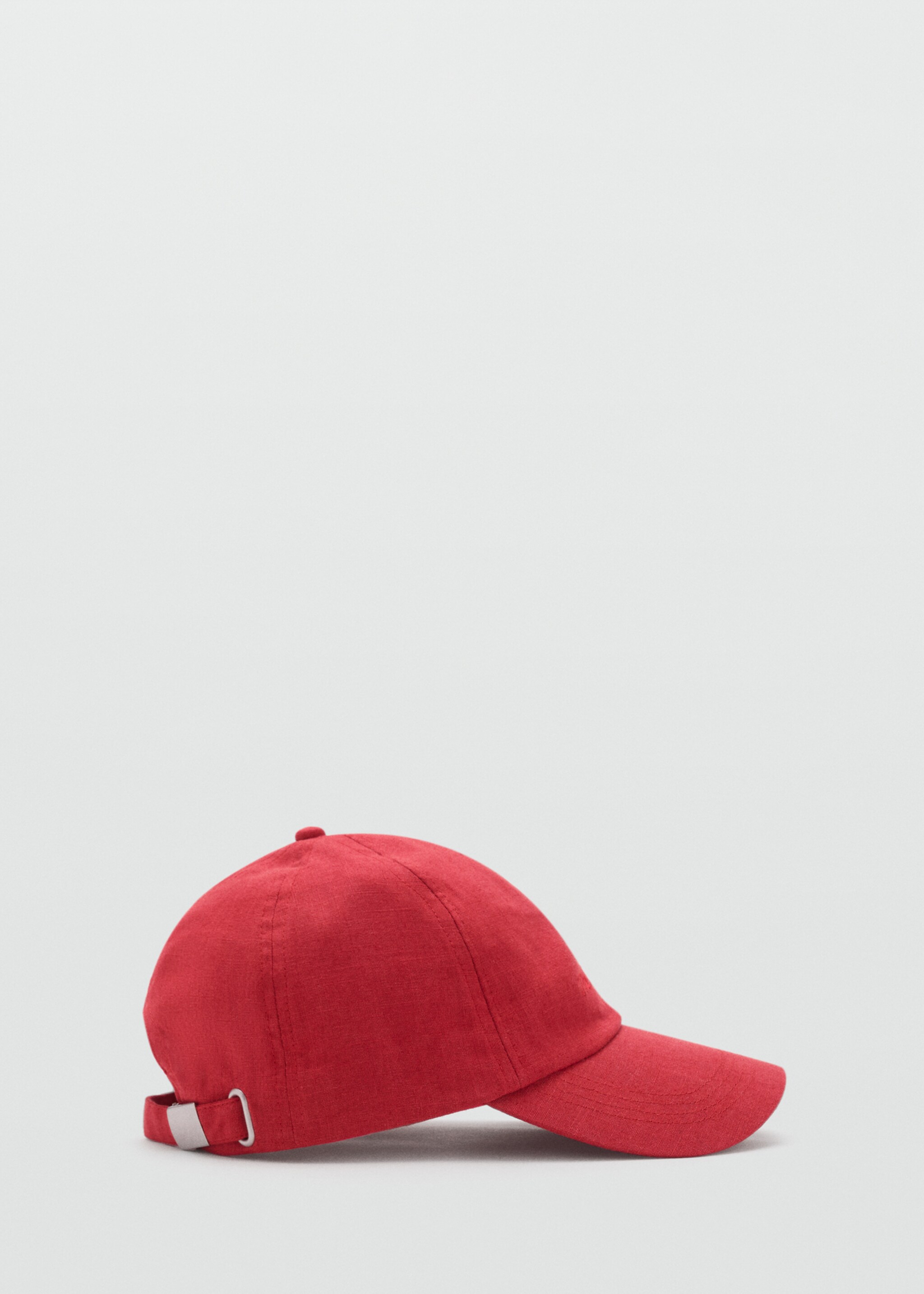 Topi campuran linen dengan pesan bordiran - Barang tanpa model