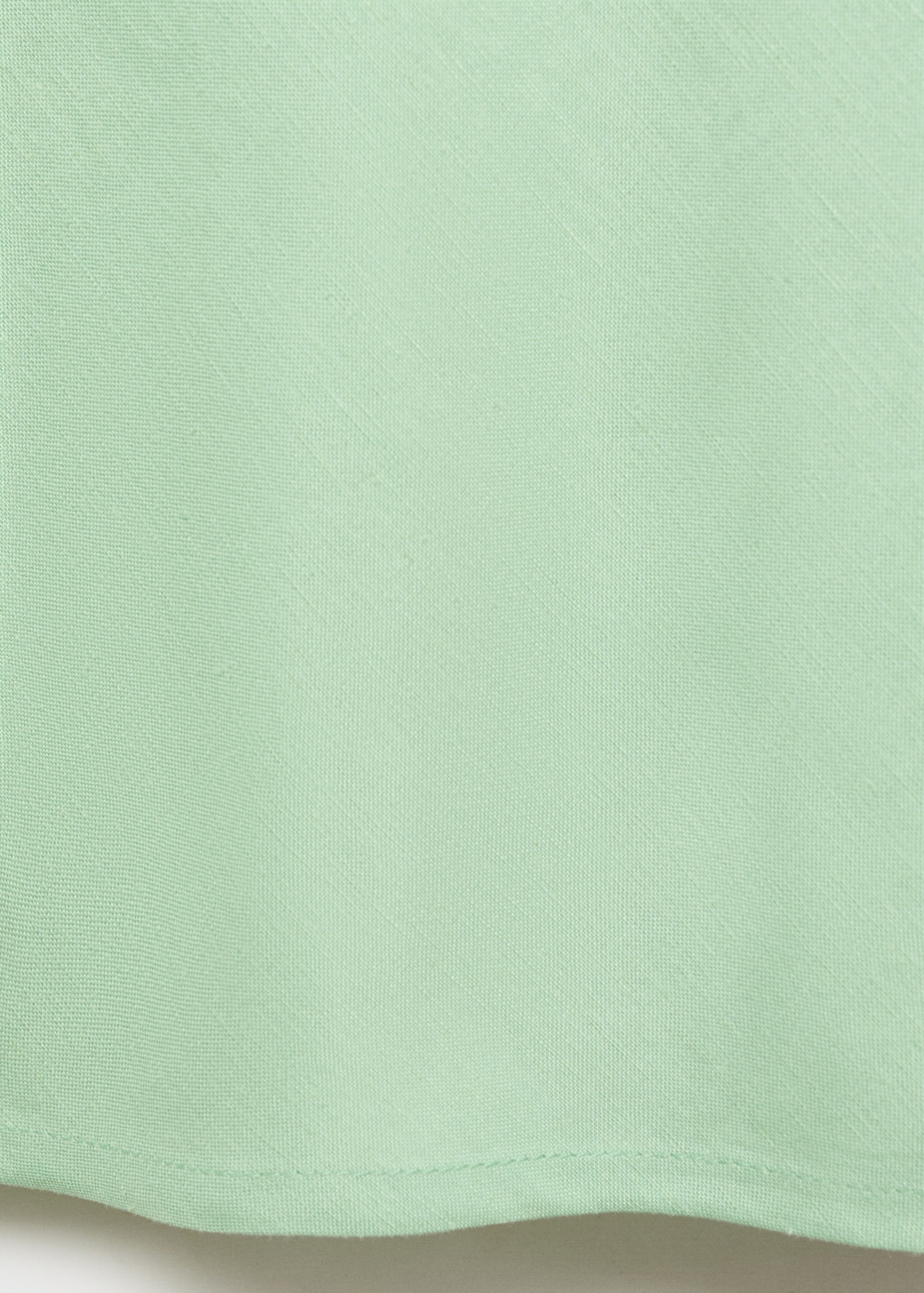 Linen-blend straight skirt - Деталь изделия 0