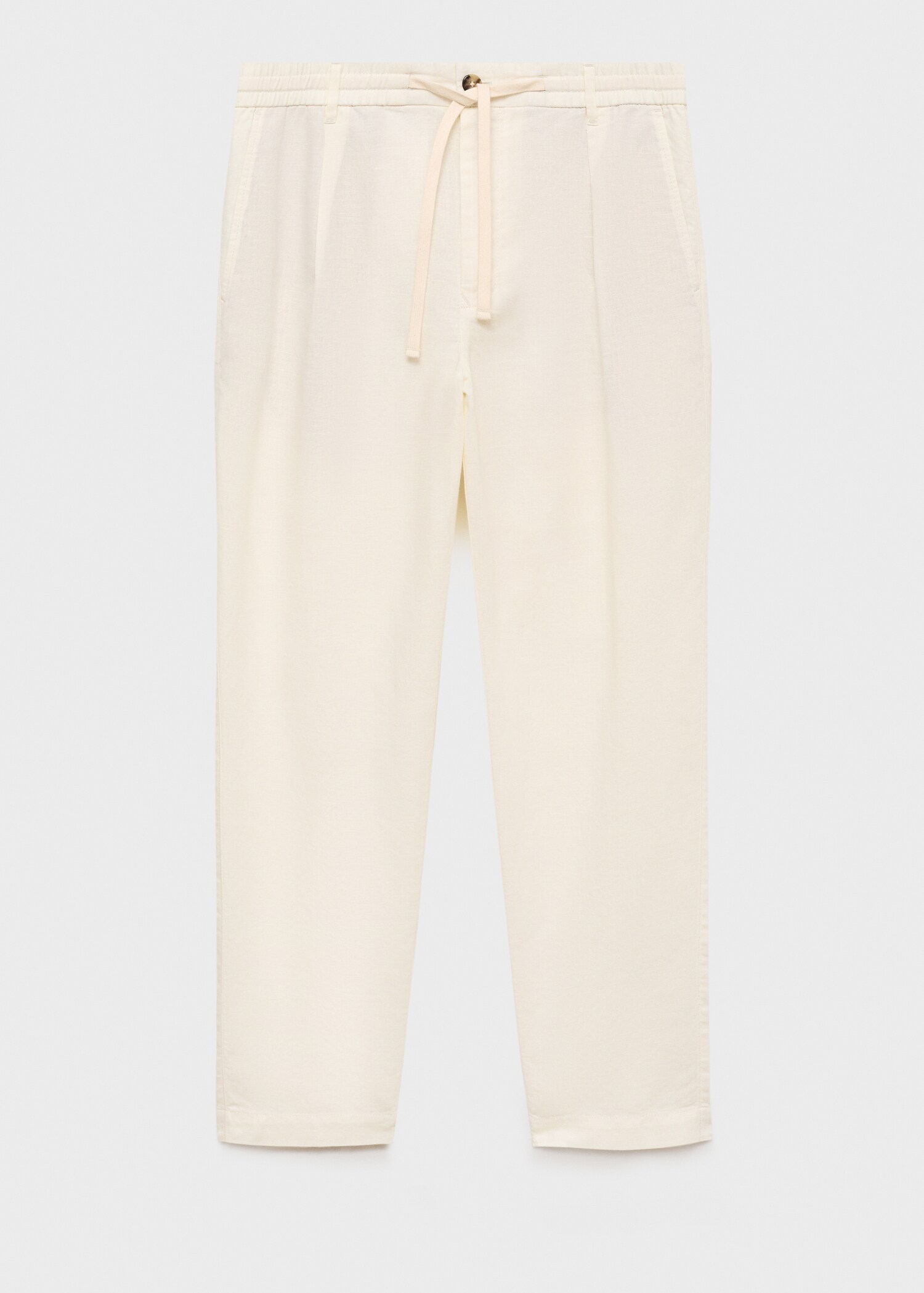 Slim-fit trousers with drawstring - Article without model
