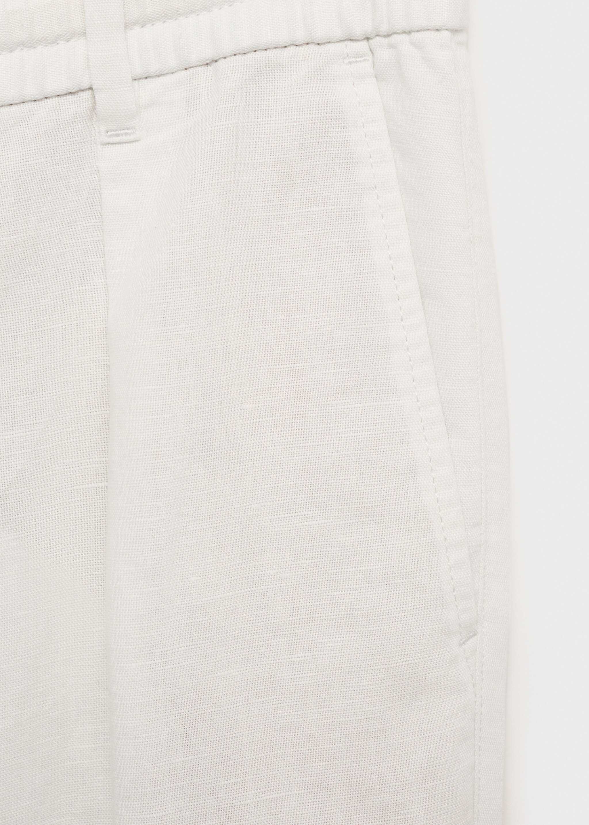 Slim-fit trousers with drawstring - Details of the article 0