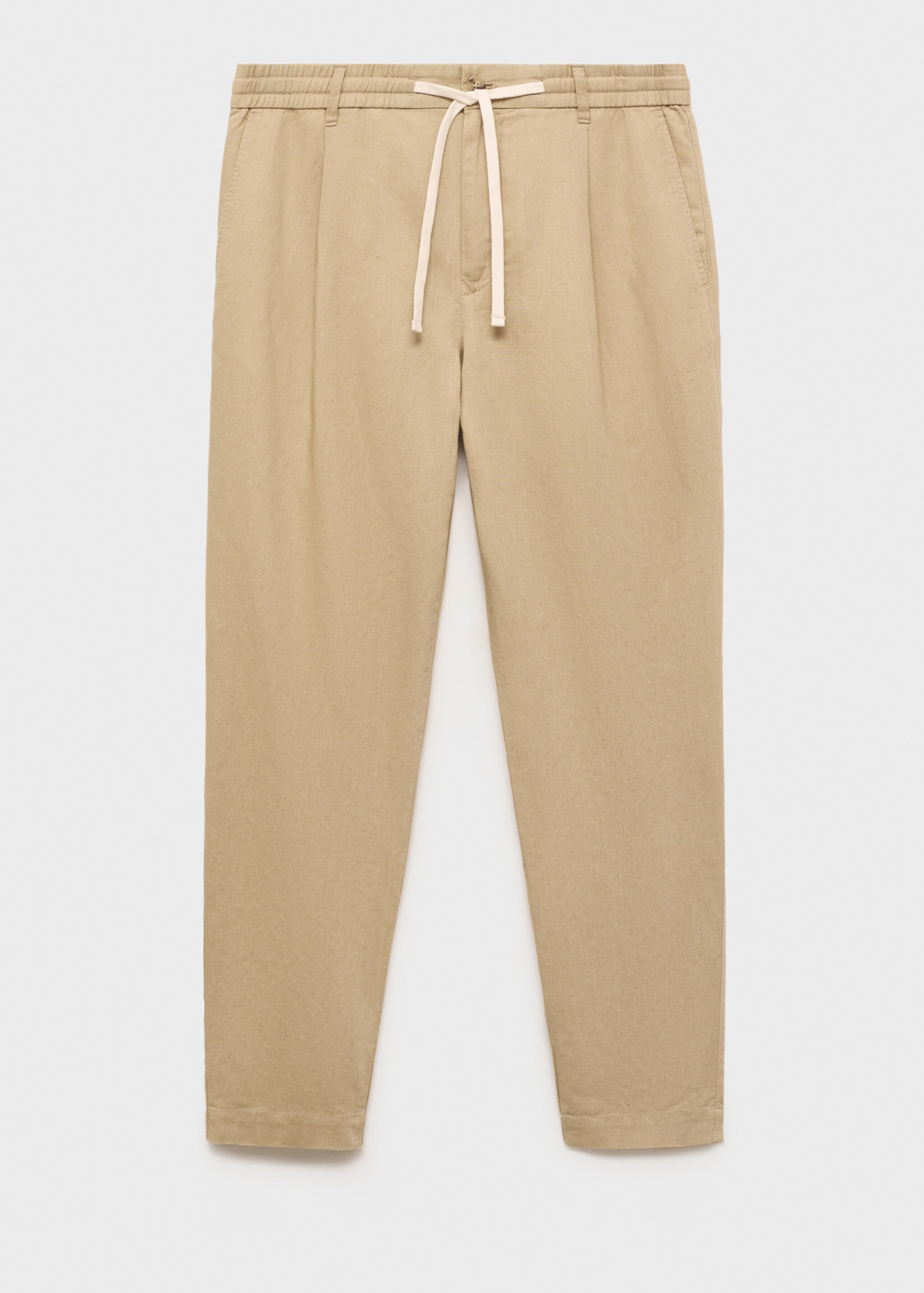 Slim-fit trousers with drawstring - Article without model