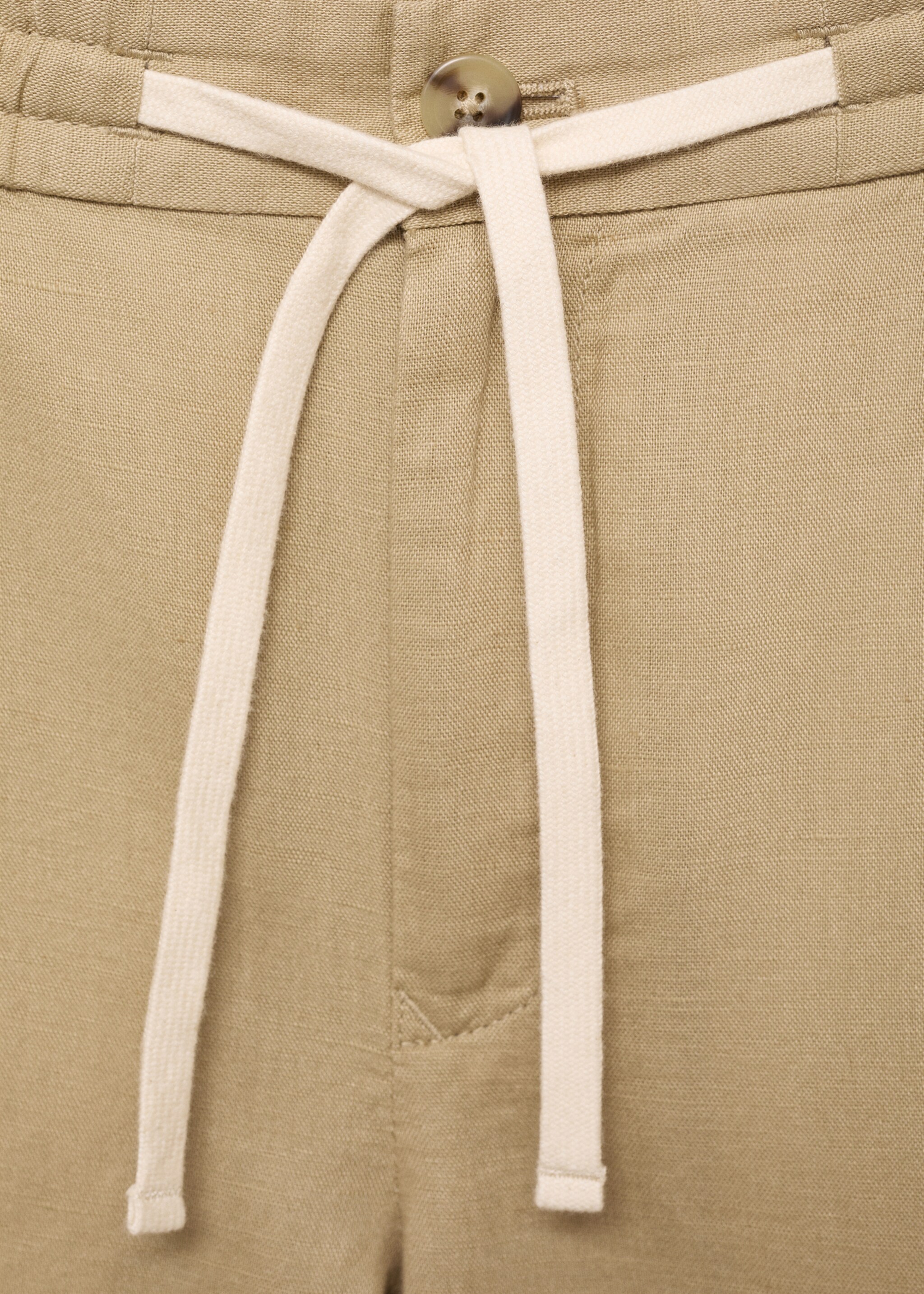 Pantalón slim fit lino cordón - Detalle del artículo 8