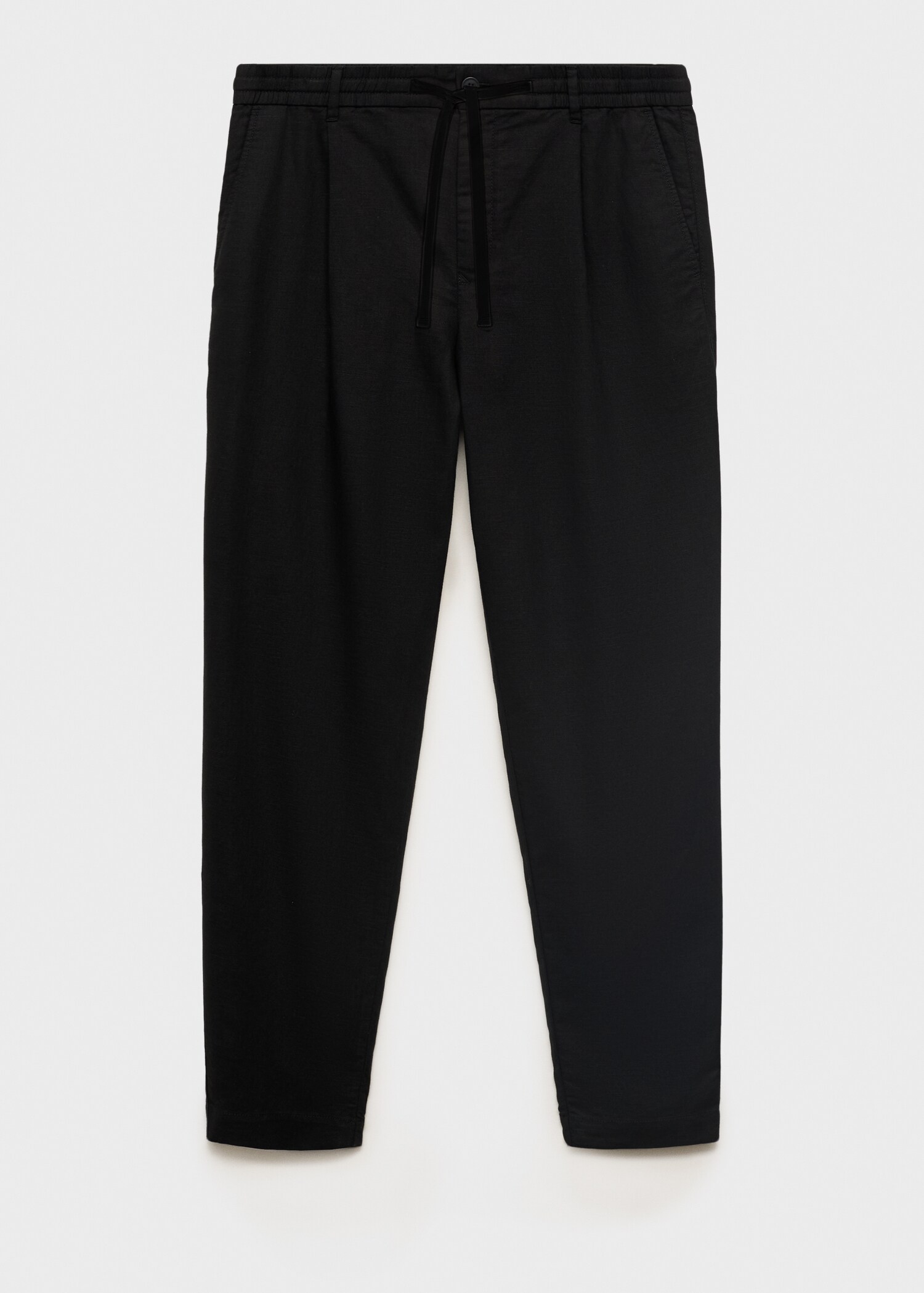 Slim-fit trousers with drawstring - Article without model