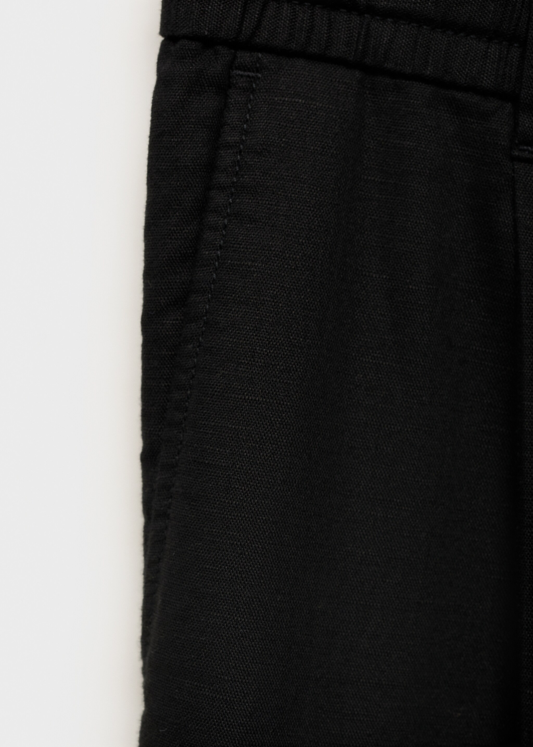 Pantalon slim fit lin cordon - Détail de l'article 0