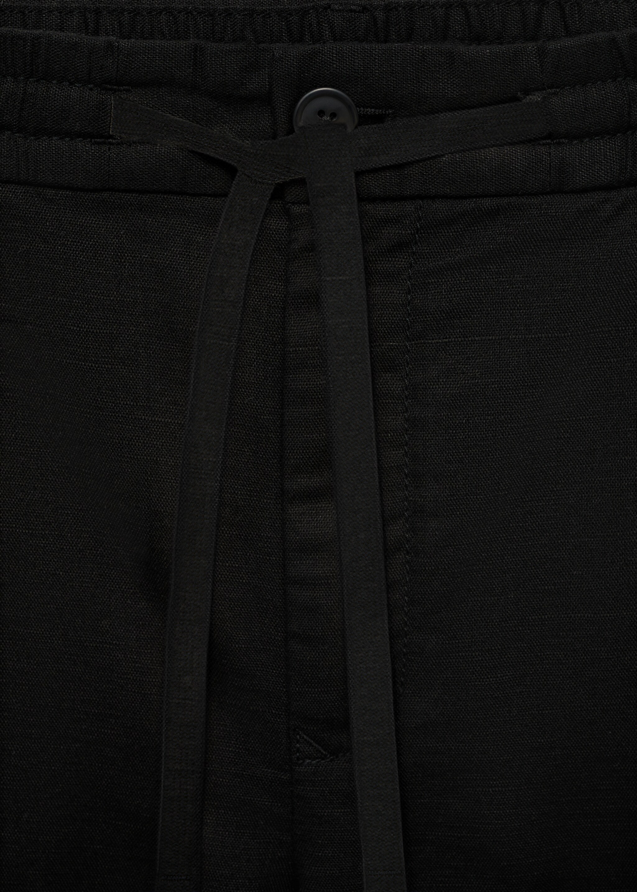 Pantalon slim fit lin cordon - Détail de l'article 8